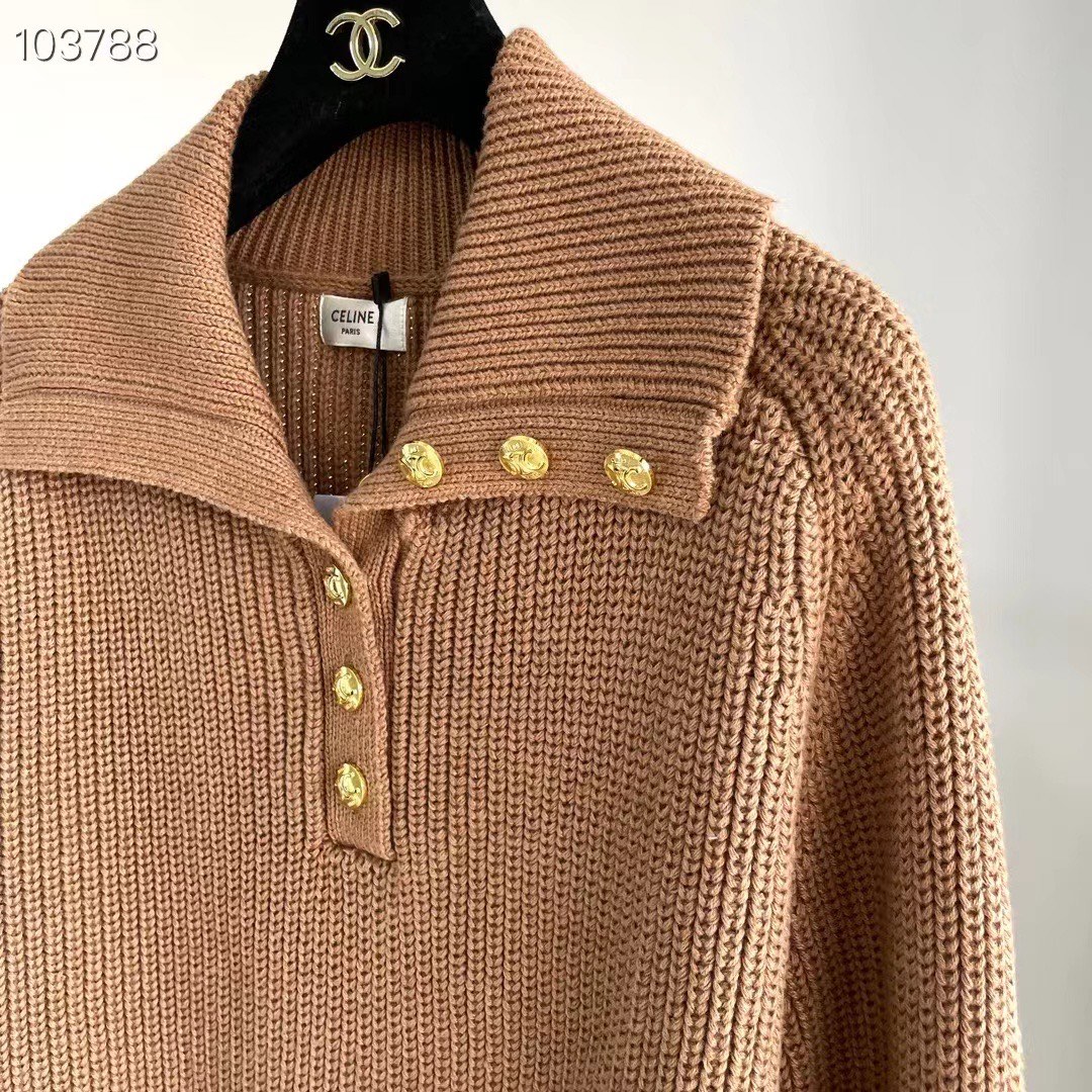 赛琳女装经典海军蓝罗纹羊毛颜色：白色、驼色、宝蓝码数：S ～𠃊