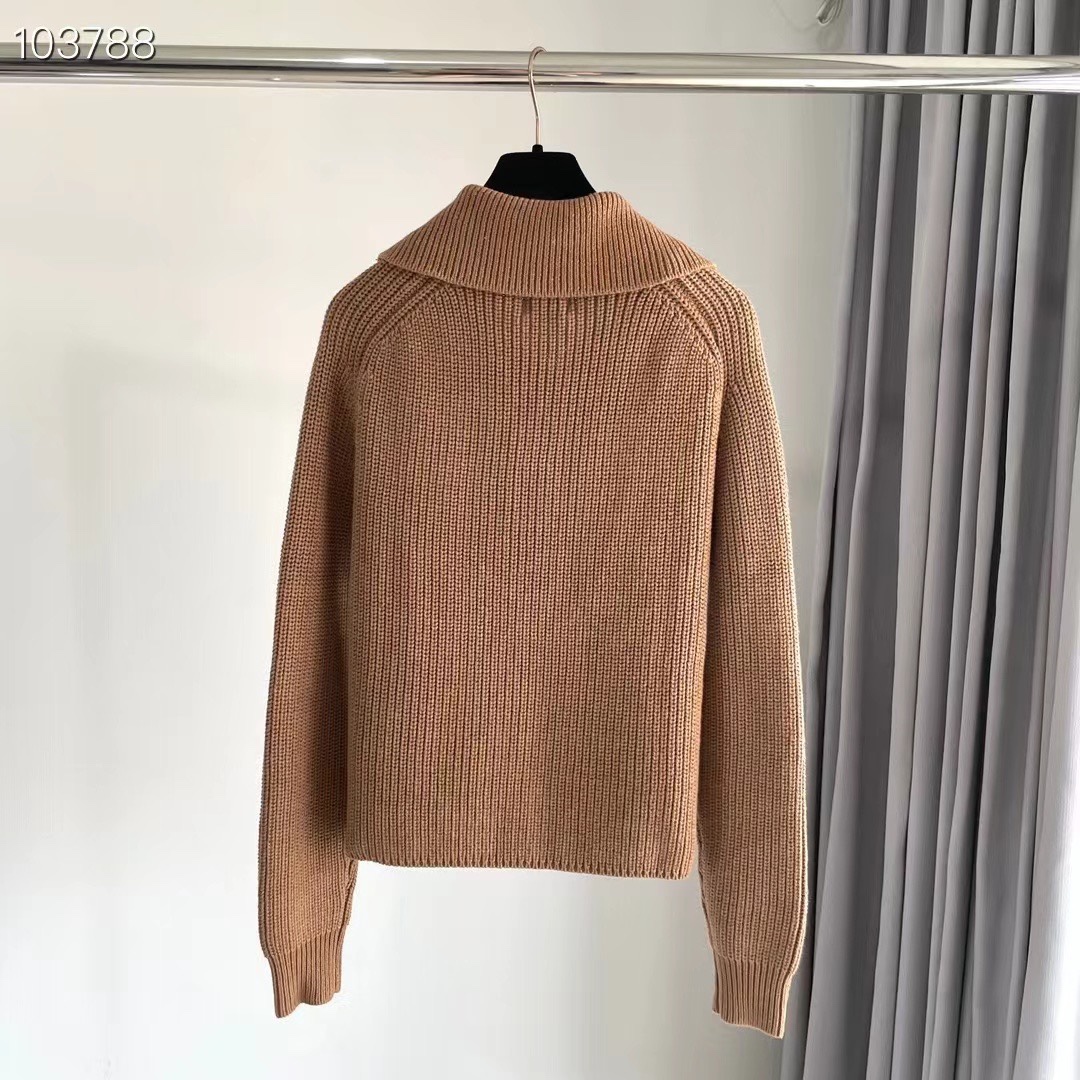 赛琳女装经典海军蓝罗纹羊毛颜色：白色、驼色、宝蓝码数：S ～𠃊