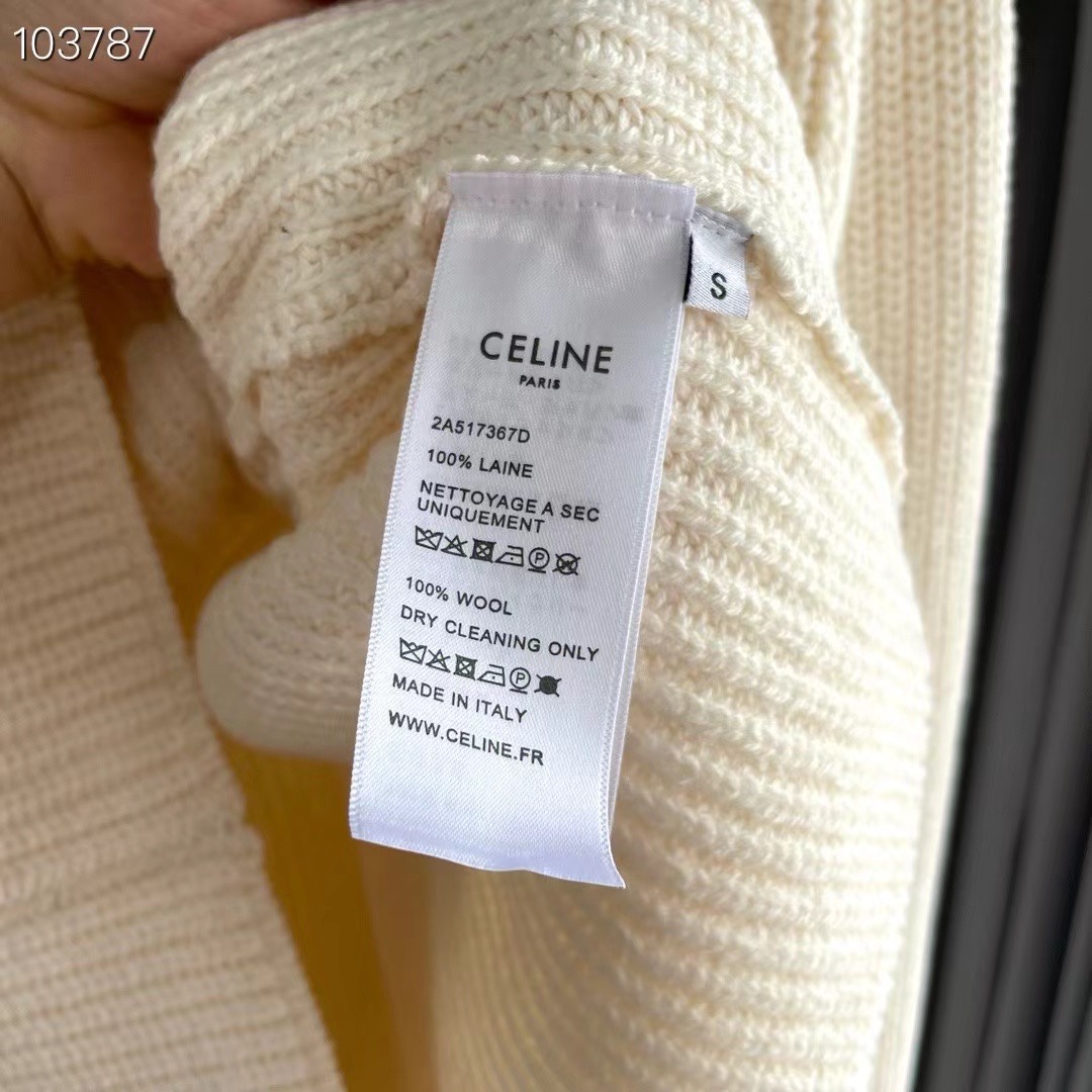 赛琳女装经典海军蓝罗纹羊毛颜色：白色、驼色、宝蓝码数：S ～𠃊