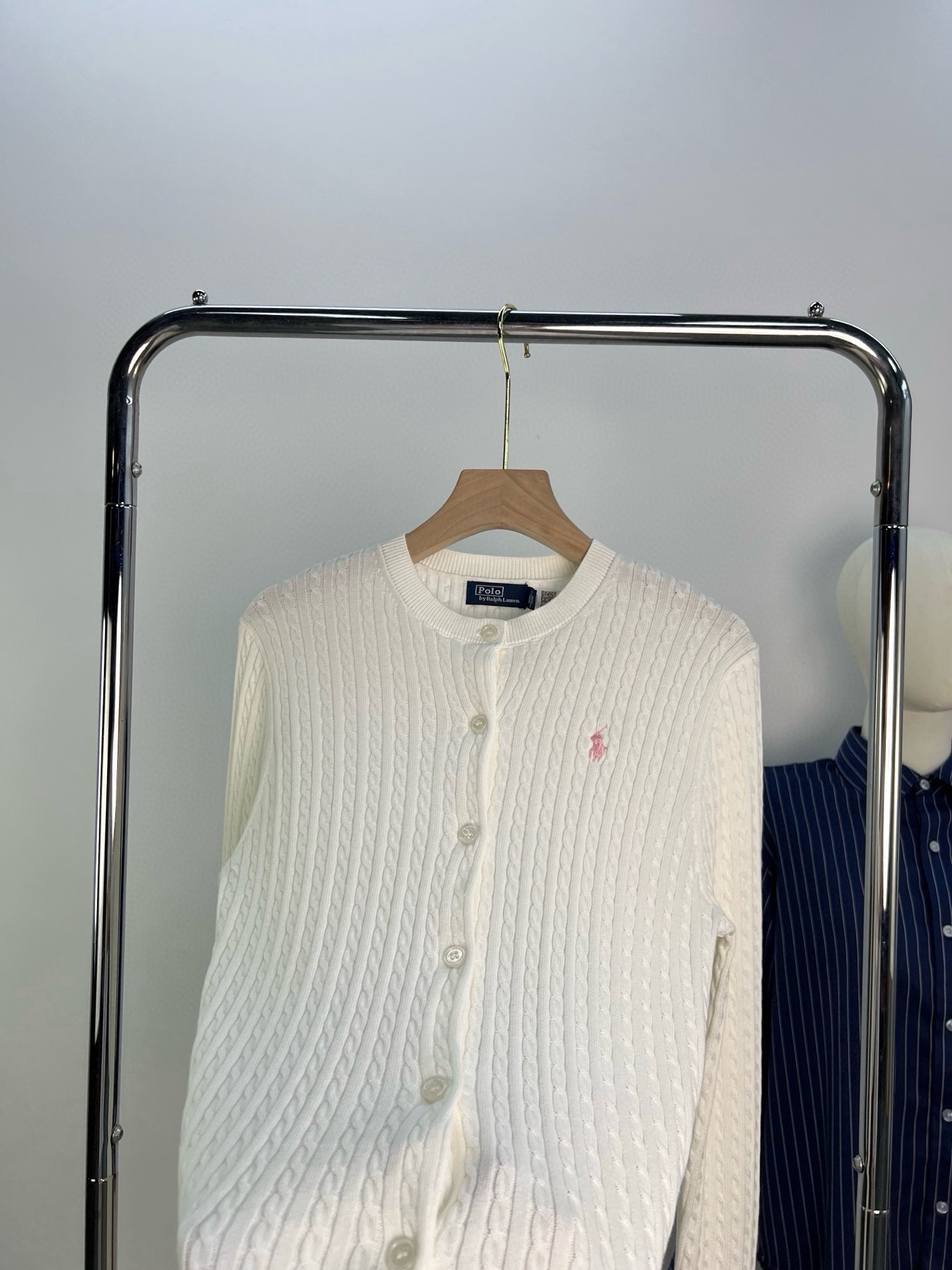 小麻花开衫实物图