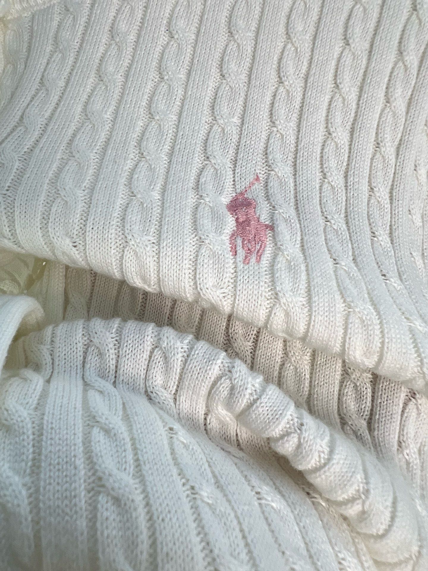 小麻花开衫实物图