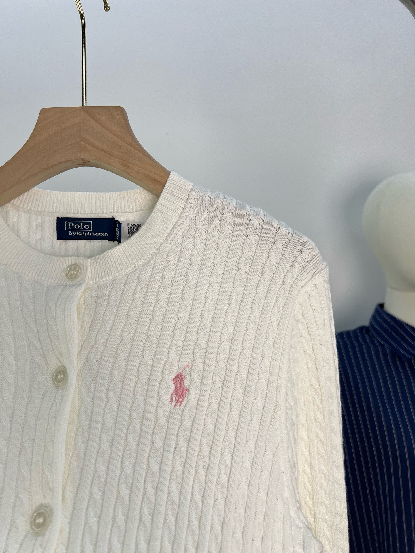 小麻花开衫实物图