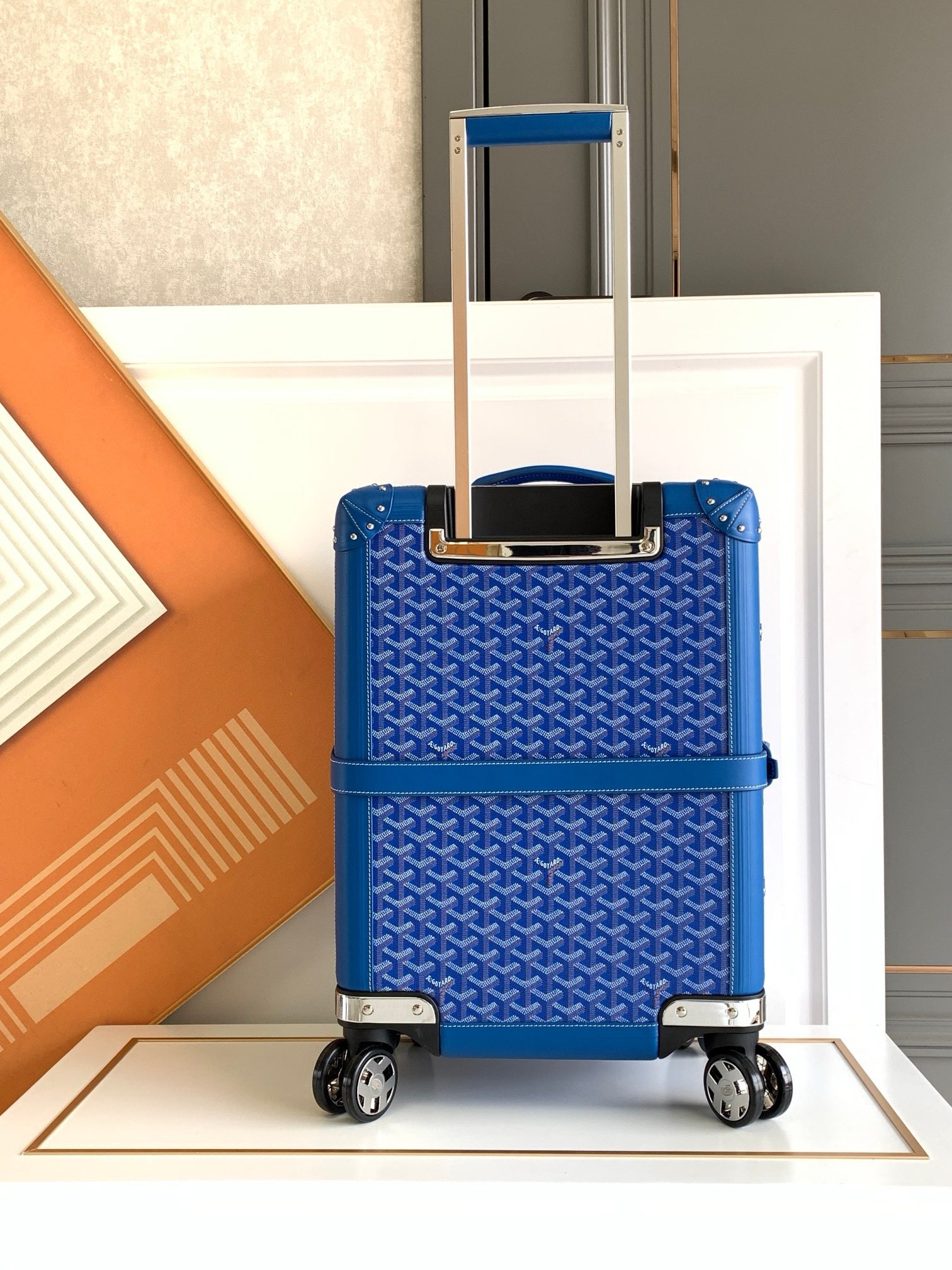 Goyard suitcase Blue travel