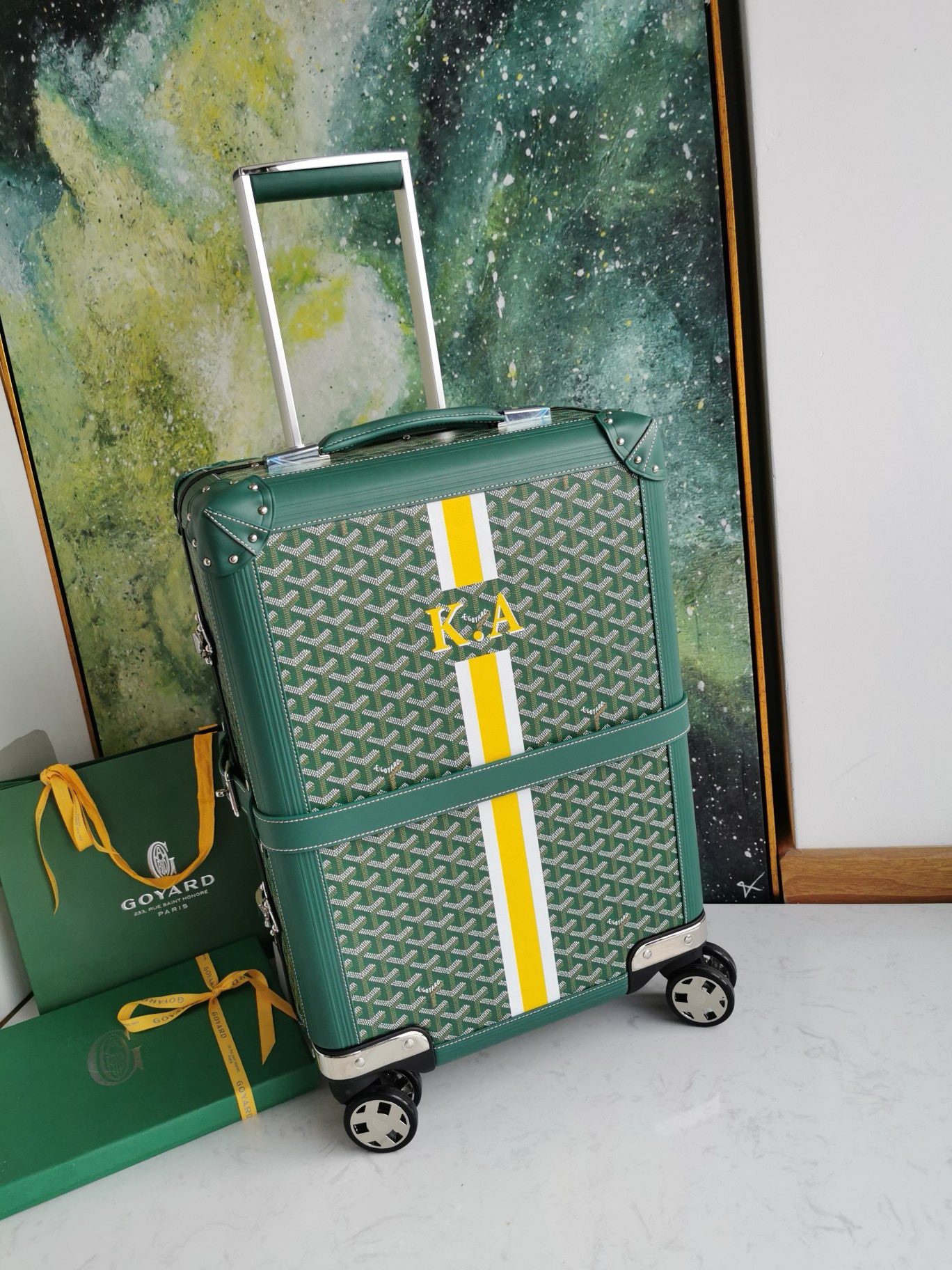 Goya Goyard Handmade Top-Class Travel Boarding Box: Superior Quality in Classic Design - 图片 2