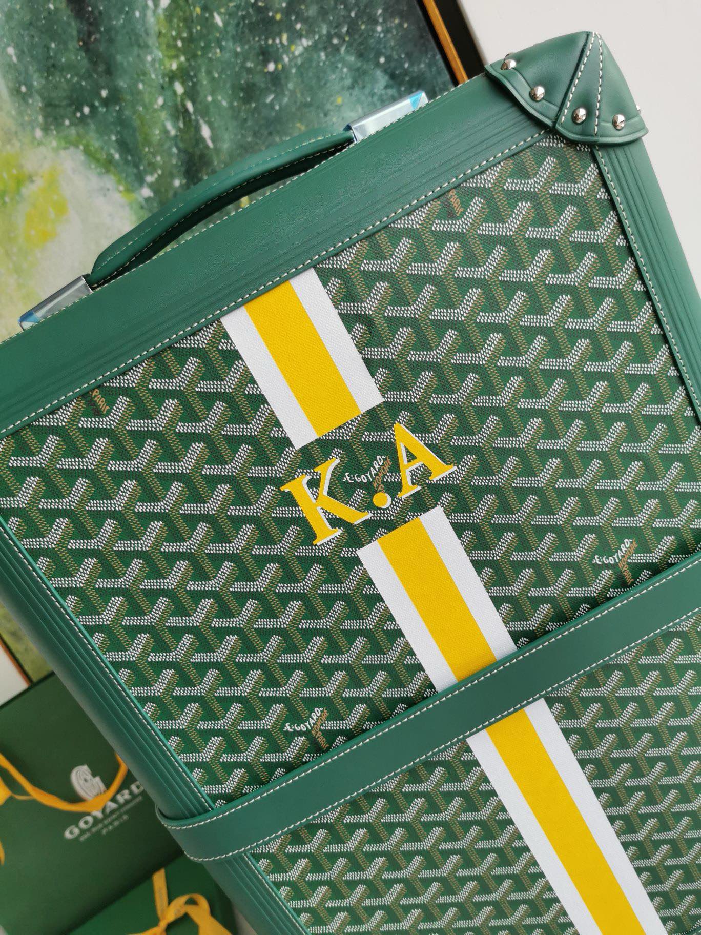 Goya Goyard Handmade Top-Class Travel Boarding Box: Superior Quality in Classic Design - 图片 5