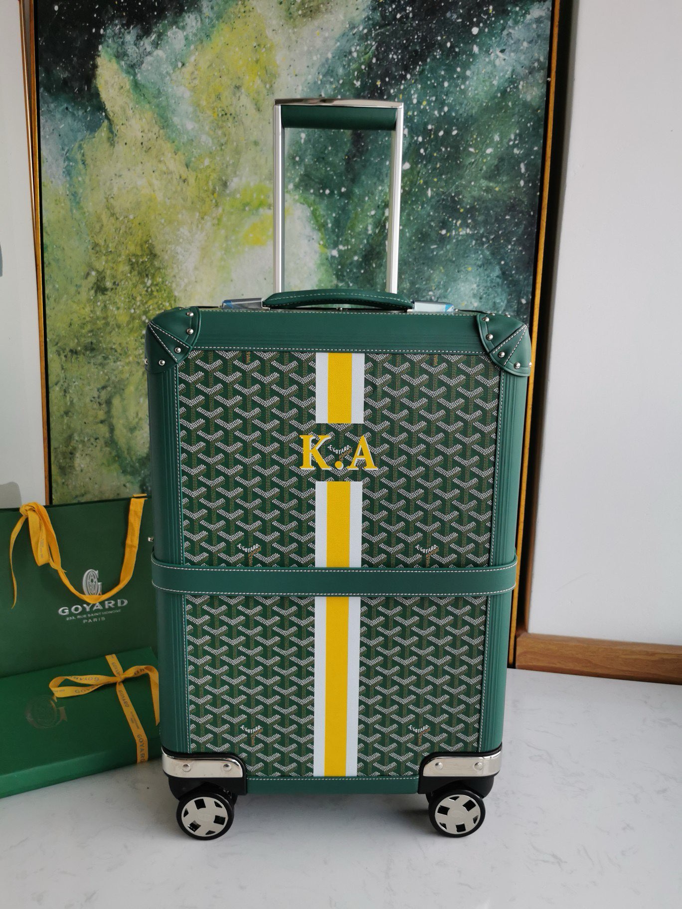 Goya Goyard Handmade Top-Class Travel Boarding Box: Superior Quality in Classic Design - 图片 4