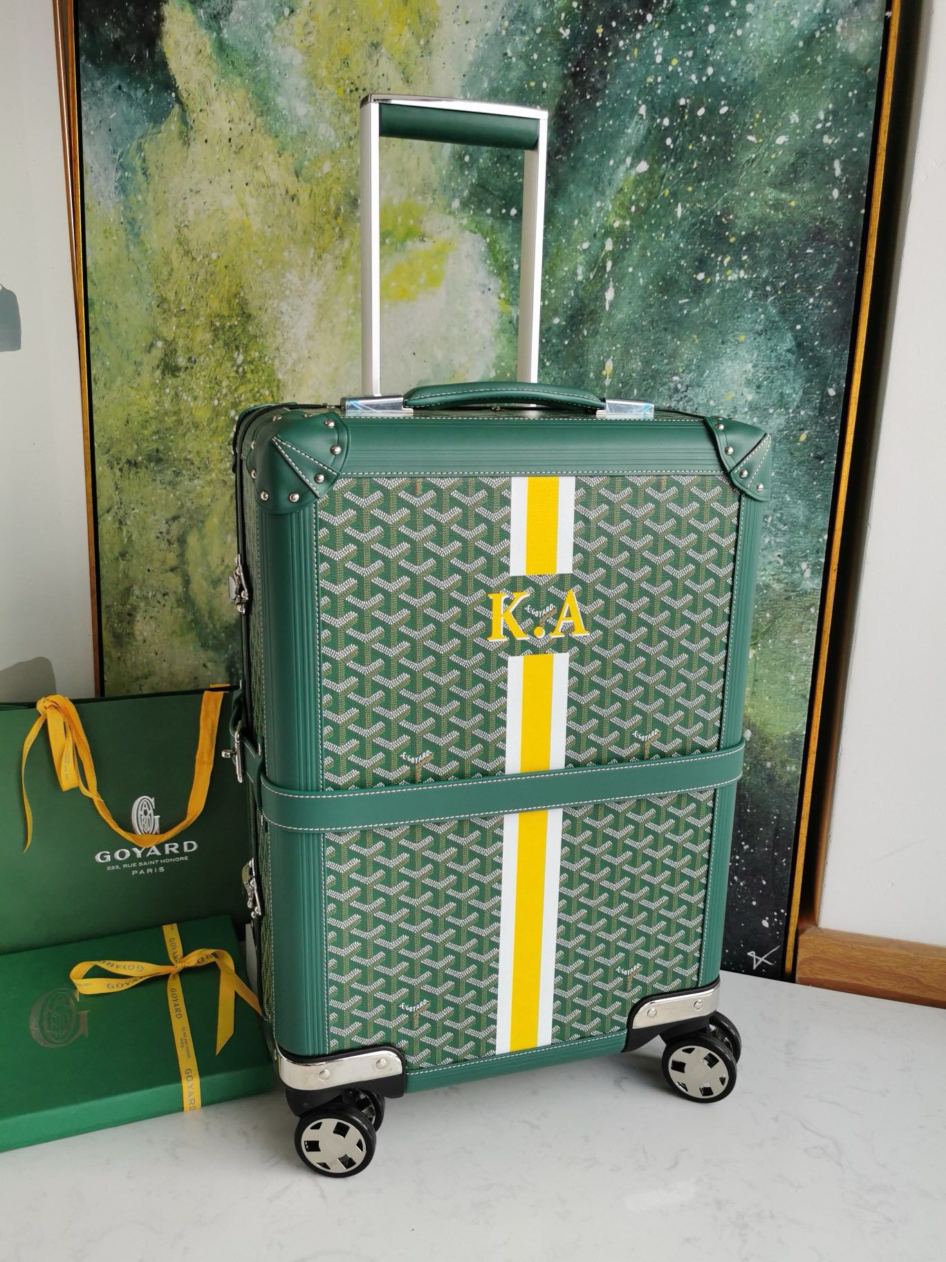 Goya Goyard Handmade Top-Class Travel Boarding Box: Superior Quality in Classic Design