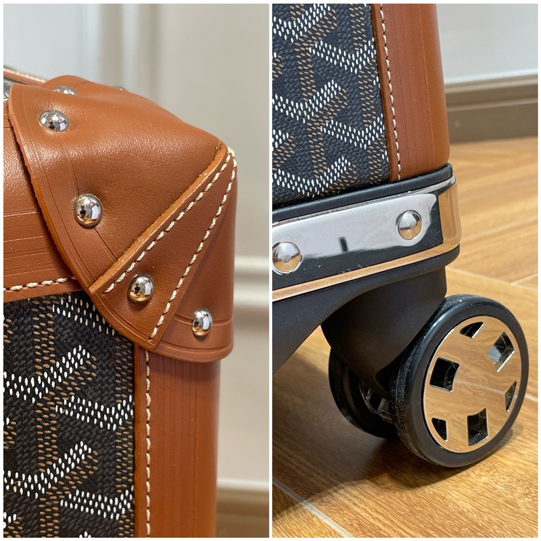 Goya Goyard Handmade Boarding Box: Classic, High-Quality Travel Essential - 图片 5