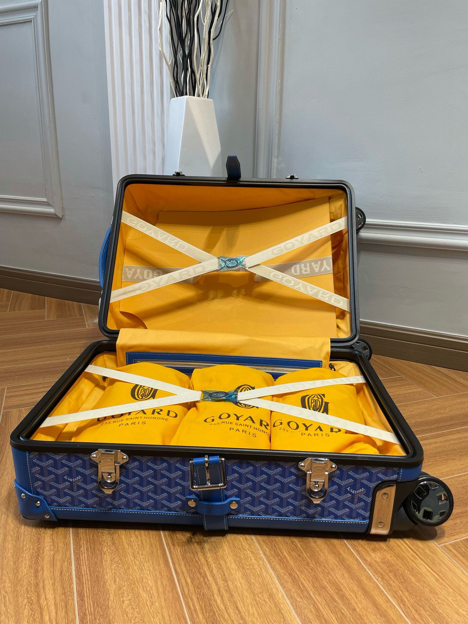 Goyard Goya Top-Class Traveler Boarding Box: Handmade Excellence in European Style - 图片 7