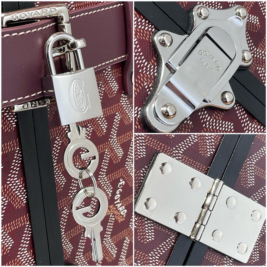 Goya Goyard Handcrafted Traveler’s Boarding Box: Classic Heritage, High Quality, Elegant Design - 图片 4