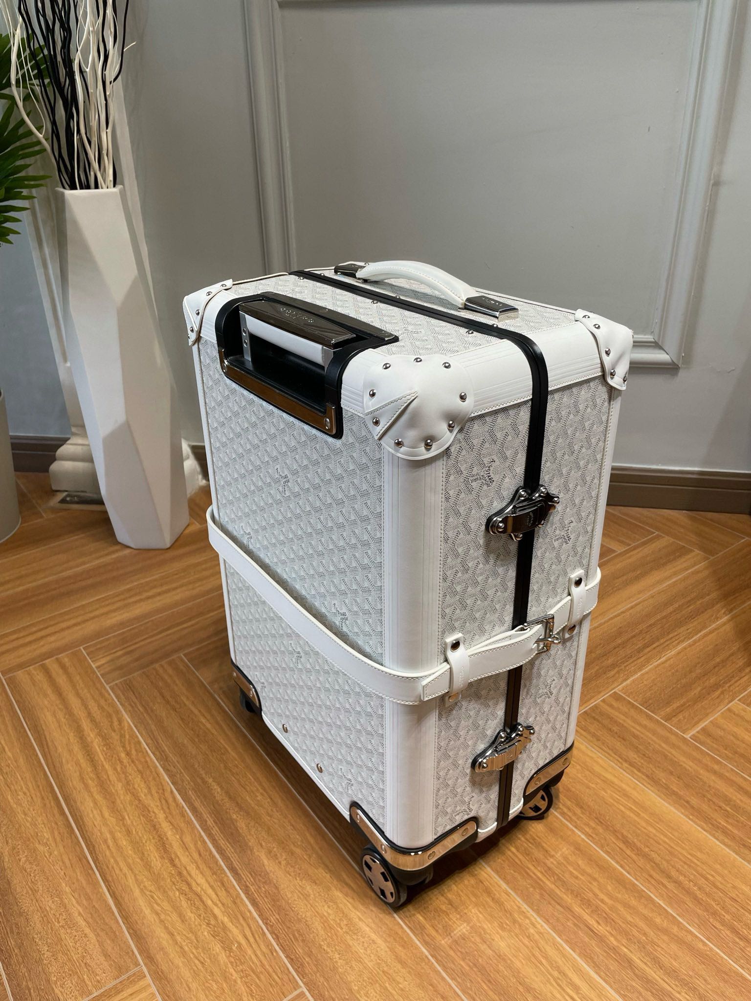 Goyard Goya Top-Class Traveler Boarding Box: Handmade, High-Quality, Classic Design - 图片 3