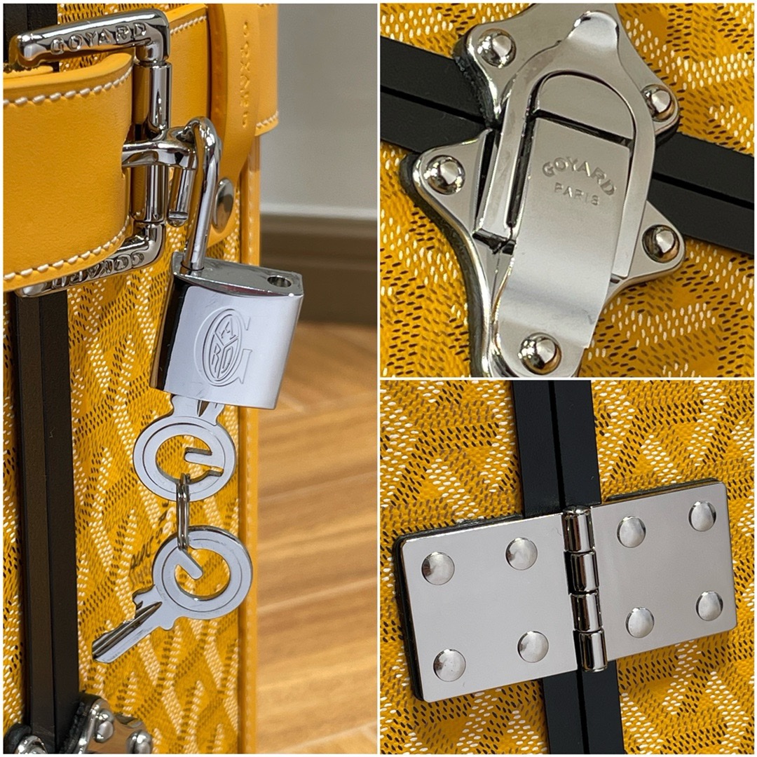 Goya Goyard Luxury Traveler’s Boarding Box: Handmade Excellence in Classic Design - 图片 4