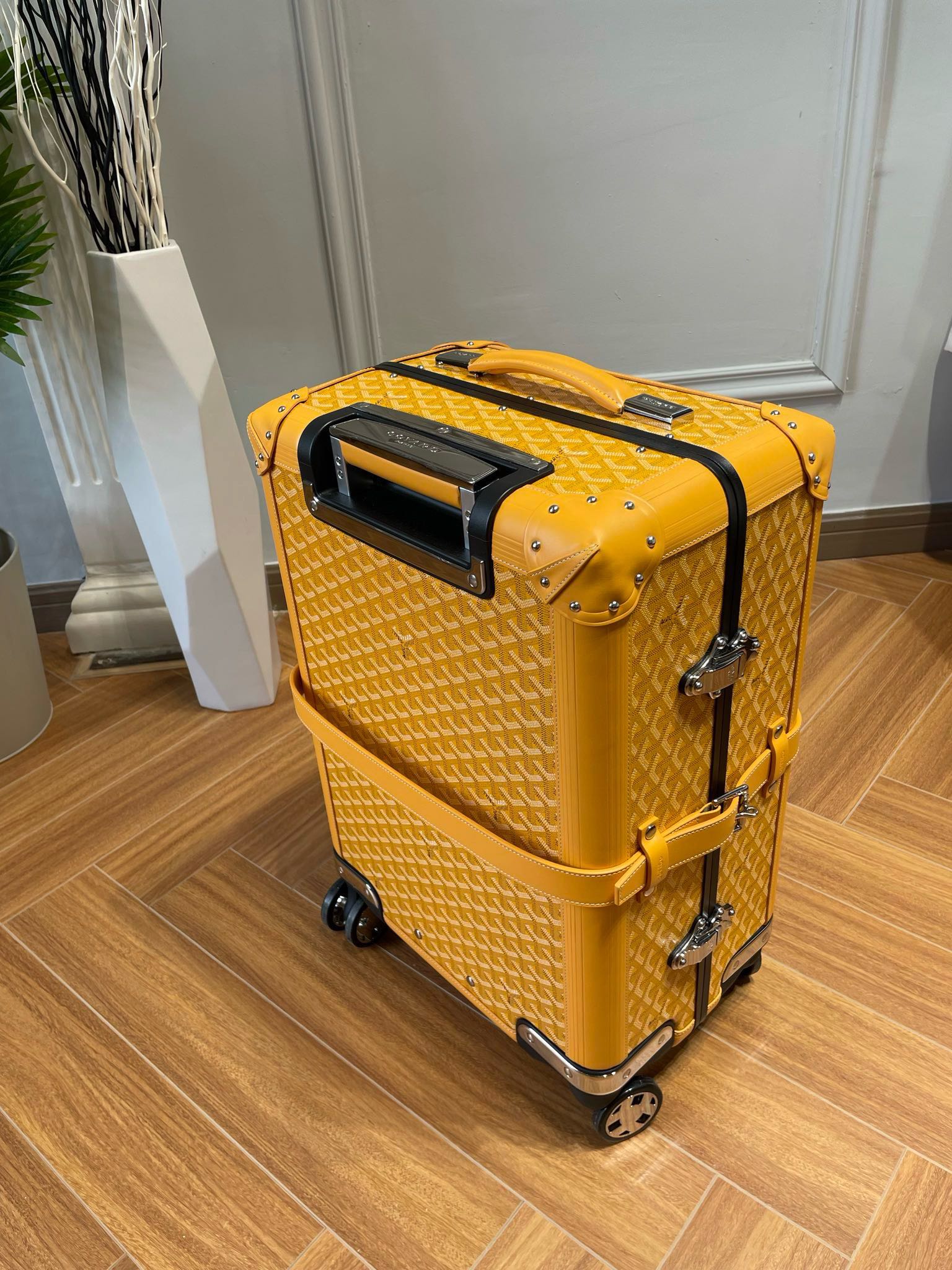 Goya Goyard Luxury Traveler’s Boarding Box: Handmade Excellence in Classic Design - 图片 3