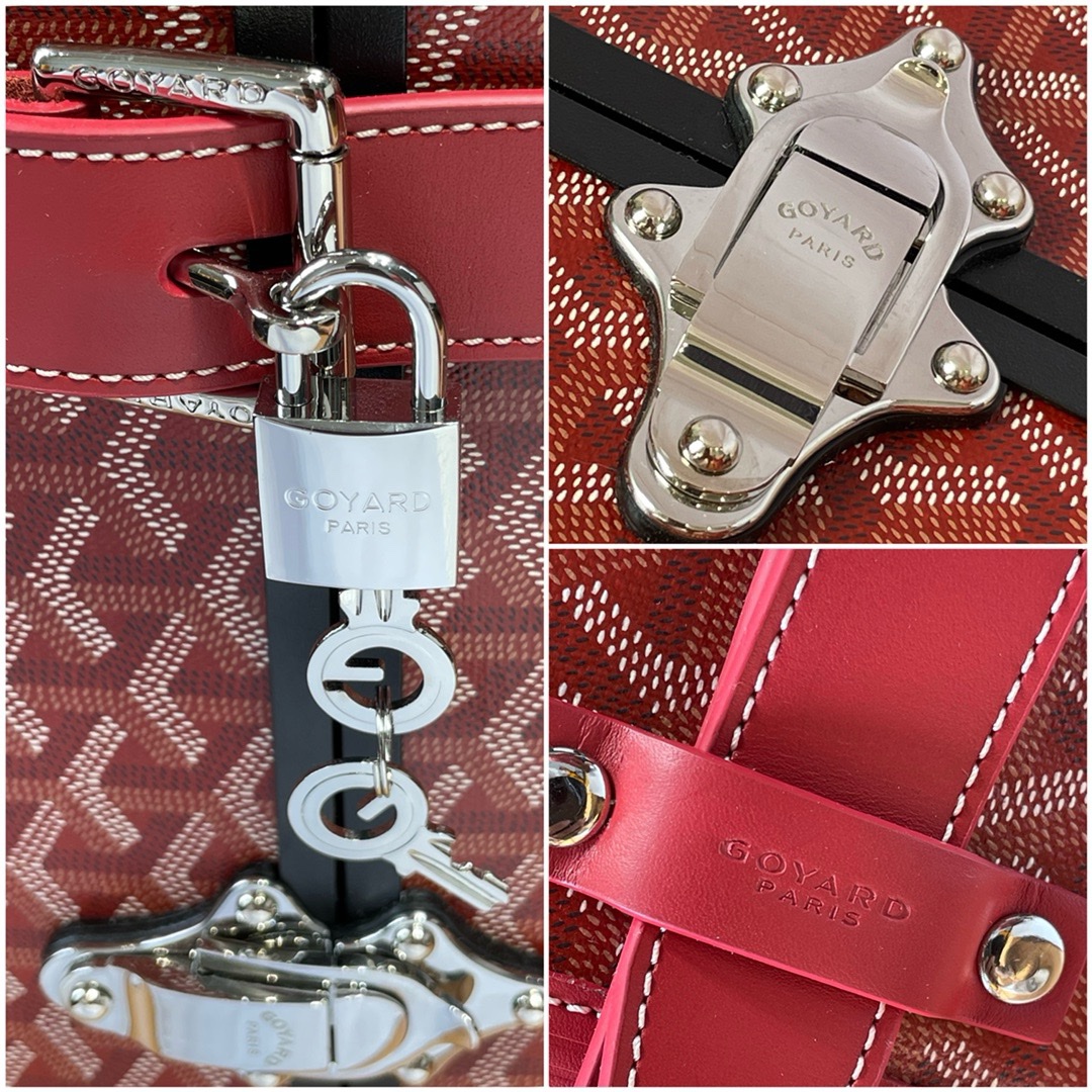 Goya Goyard Handmade Boarding Box: Classic, High Quality Travel Essential - 图片 4