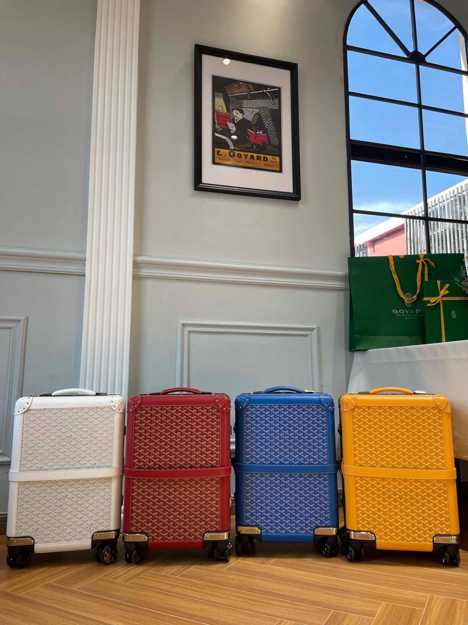 Goya Goyard Handmade Traveler Boarding Box: Classic, High Quality, European Style. - 图片 5
