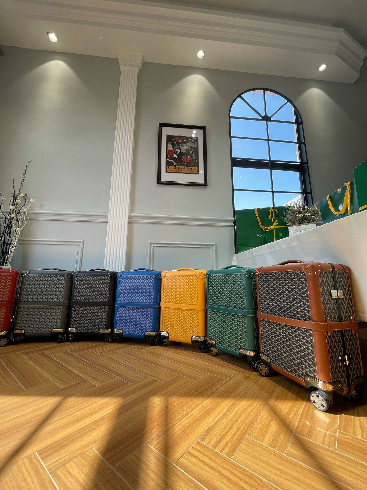 Goya Goyard Handmade Traveler Boarding Box: Classic, High Quality, European Style. - 图片 9