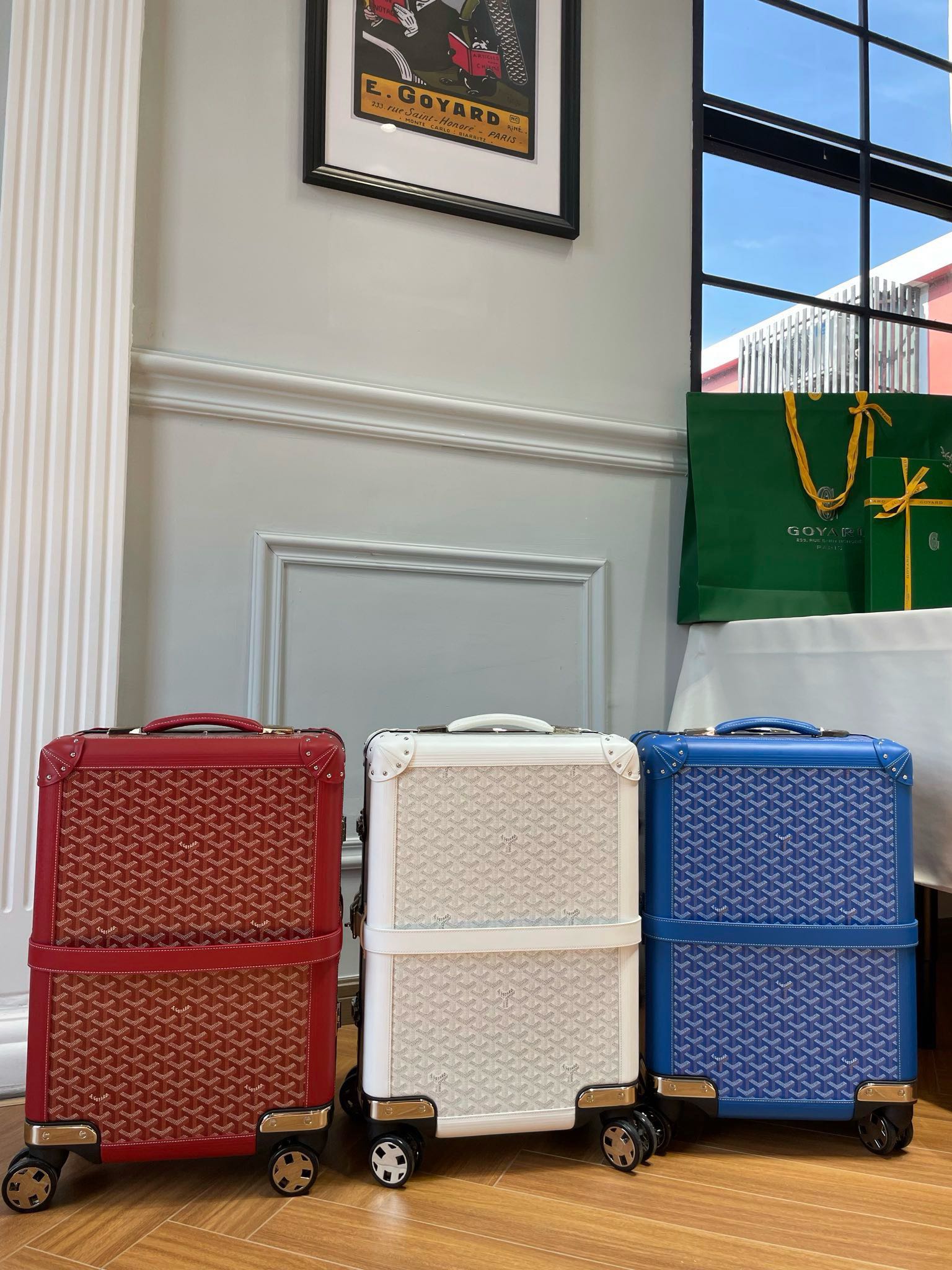 Goya Goyard Handmade Traveler Boarding Box: Classic, High Quality, European Style. - 图片 3