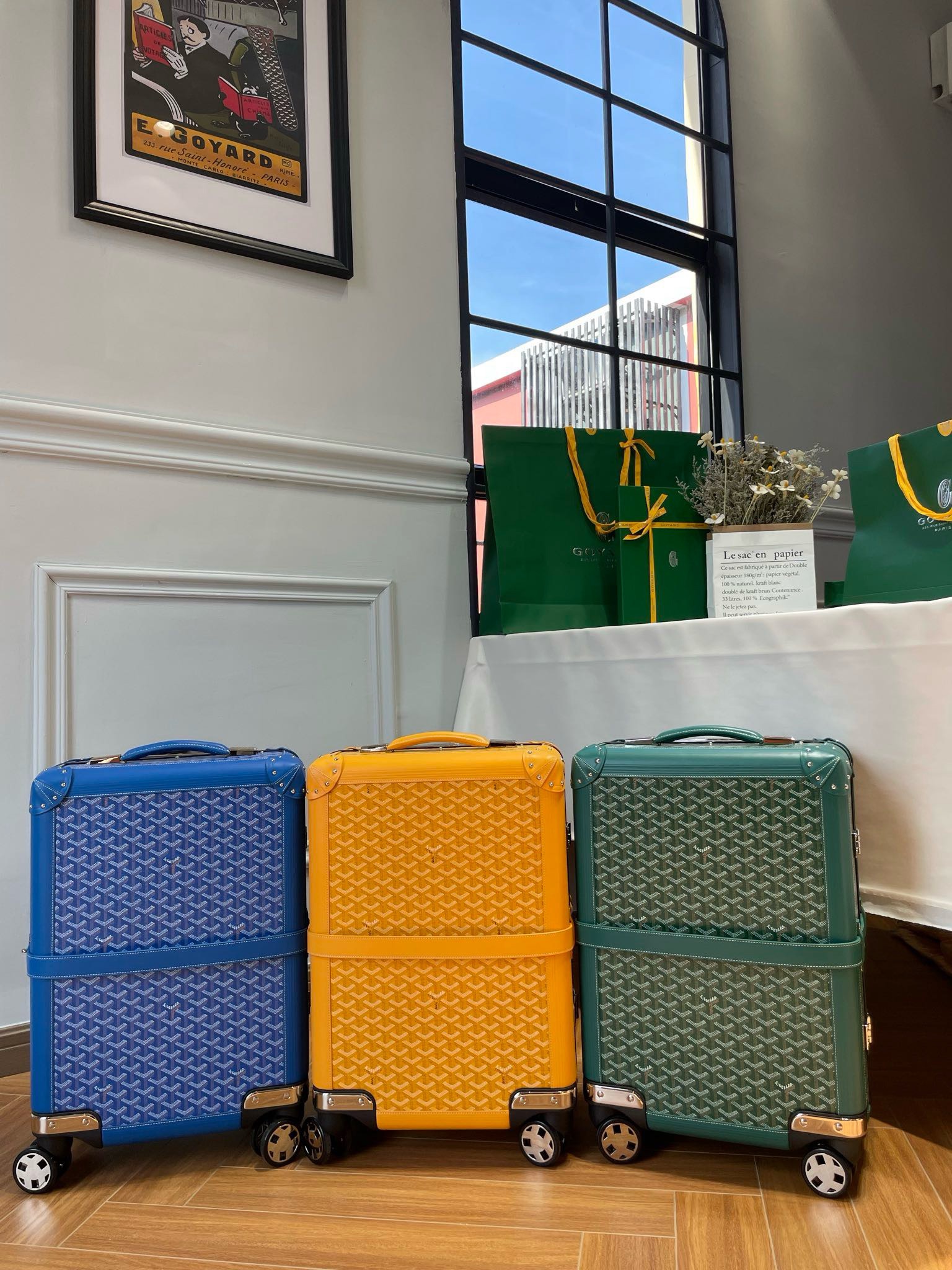 Goya Goyard Handmade Travel Boarding Box: Classic Heritage and High Quality Craftsmanship - 图片 1