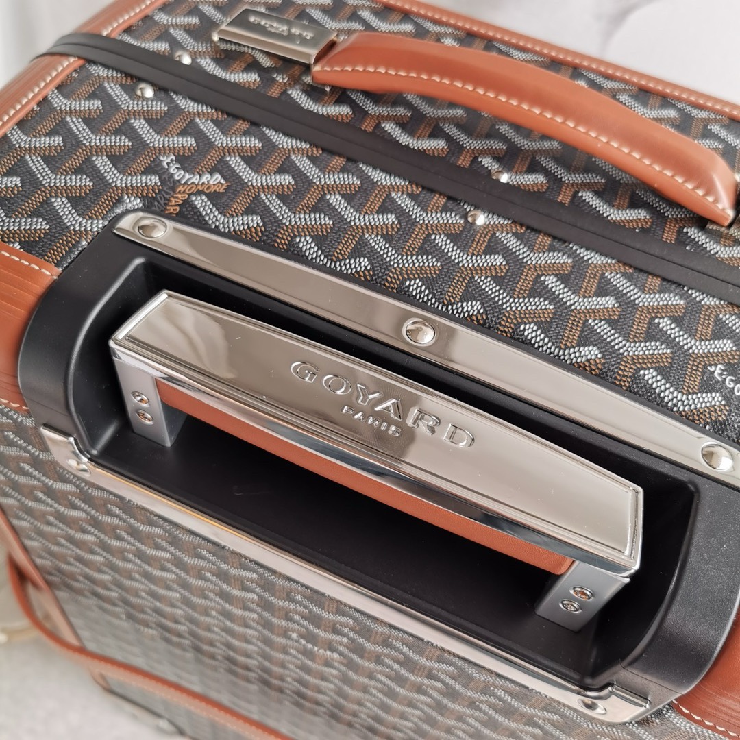Goyard Classic Black/Brown Carry-on travel
