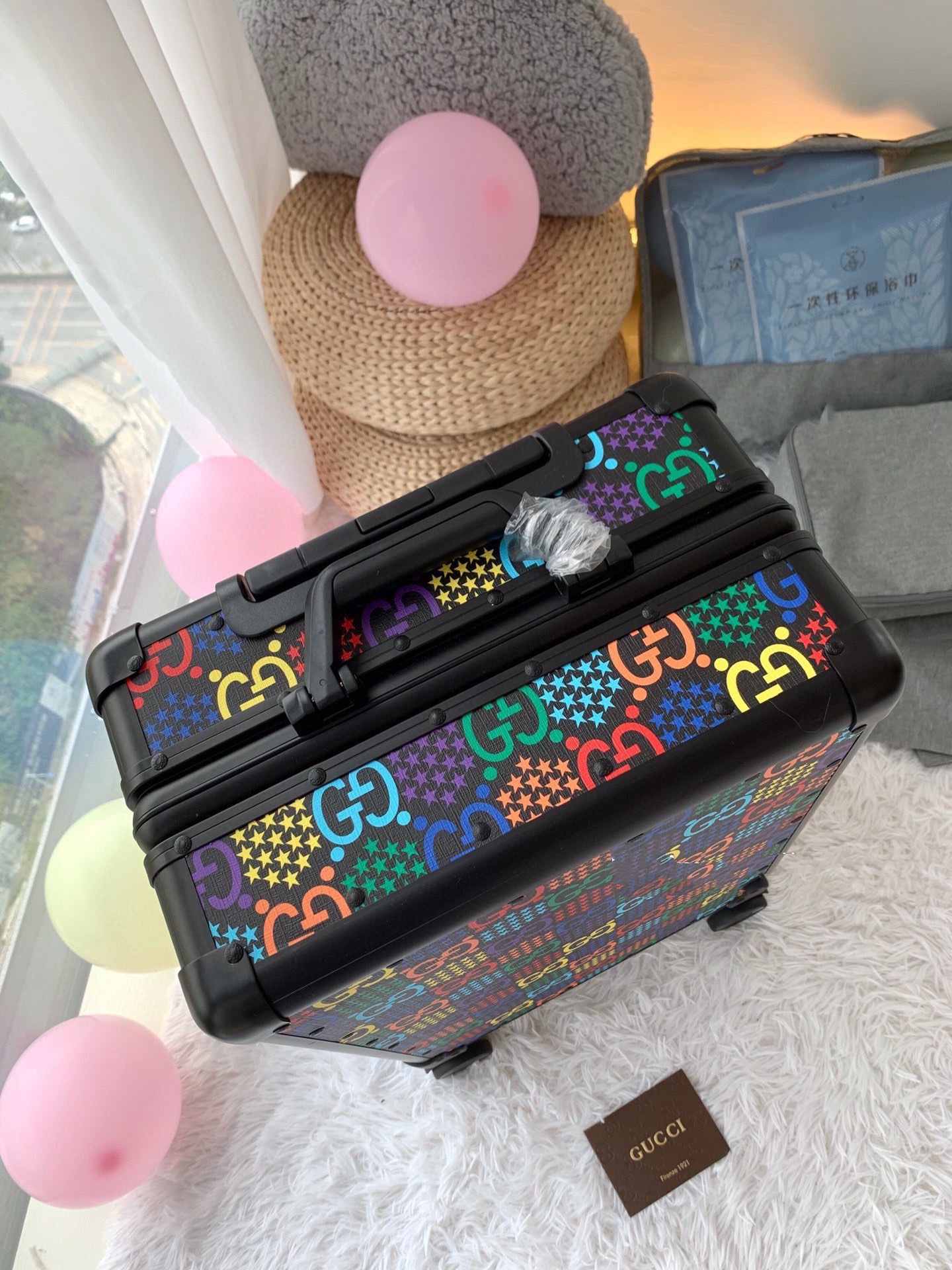 Gucc.i Gou Qi Suitcases: Stylish Retrospect Box Collection with Classic Double G Flower - 图片 4