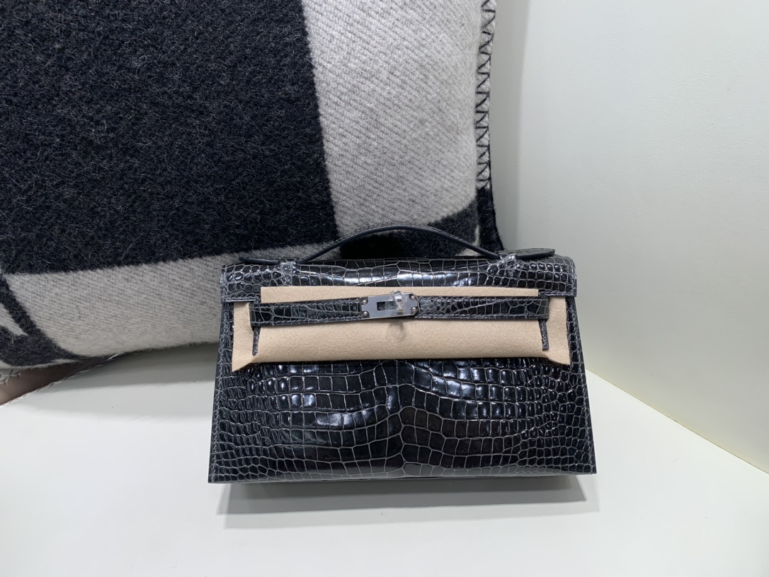 Hermes Kelly Nowy
 Torebki Torby typu crossbody i na ramię Szary Srebrny sprzęt Mini