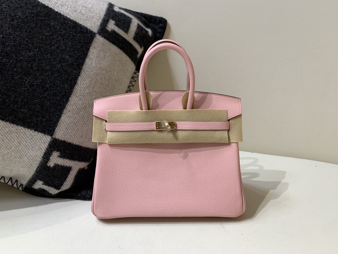 Hermes Birkin Borse Borsette Rosa Hardware oro