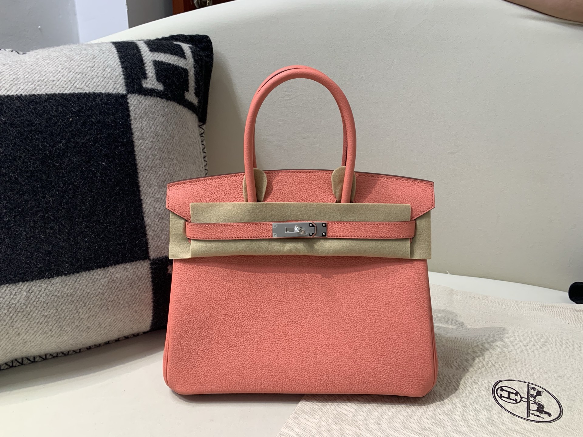 NO:699192,birkin30cm silver buckle German togo lobster powder top quality pure hand, Hermes, hermes, Hermes,19860909birkin30cm 银扣 德国togo 龙虾粉 顶级纯手,爱马仕,hermes,Hermes,,Bag