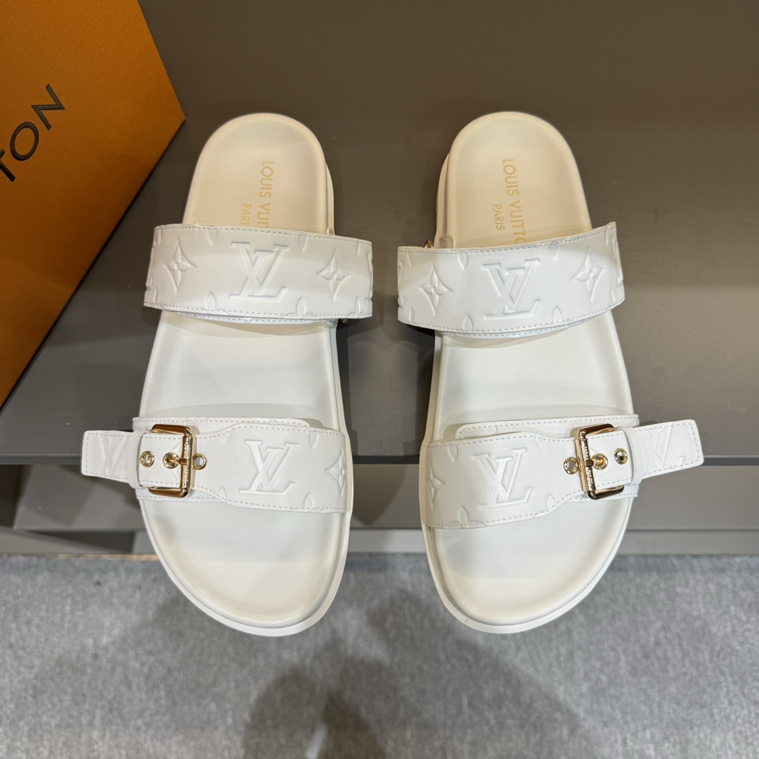 Dior Scarpe Sandali Pantofole 1: 1 clone
 Beige Nero Ricamo Pelle bovina Gomma di pecora Oblique Pantaloni da tuta