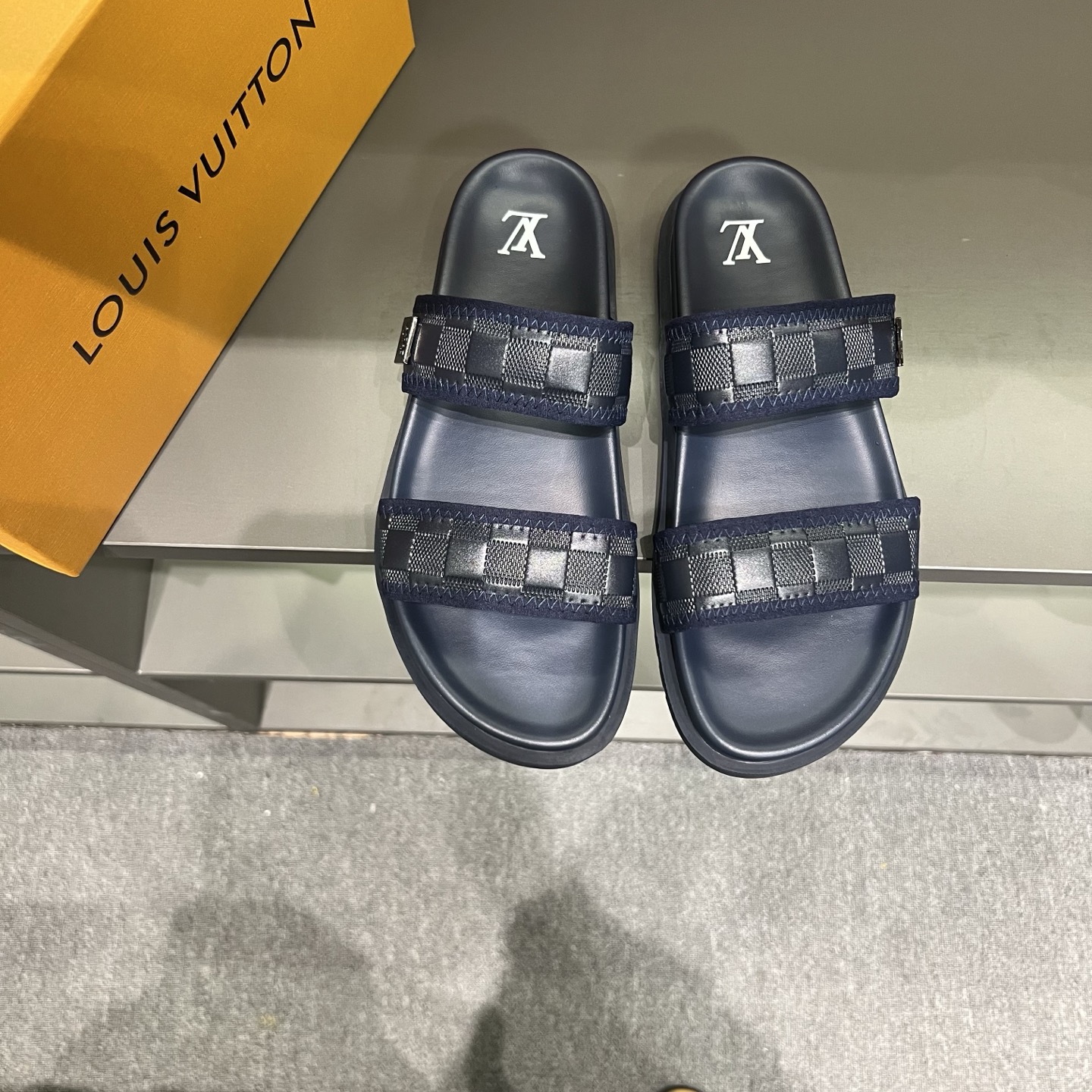 Louis Vuitton Men's Summer Slides - Classic Monogram Two-Strap Design 2 i1747027832714 1200 0 0
