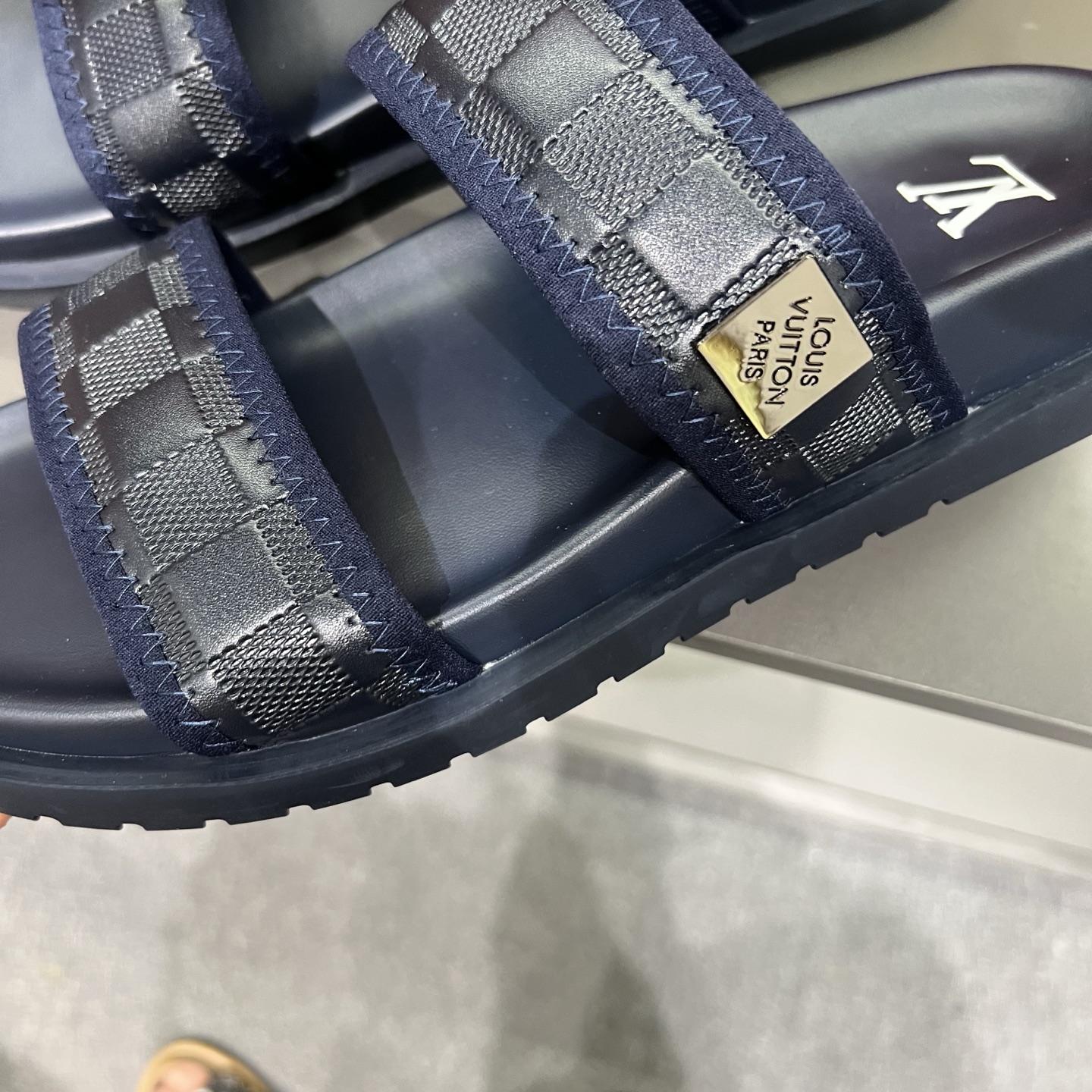 Louis Vuitton Men's Summer Slides - Classic Monogram Two-Strap Design 9 i1747027832849 8043 0 7