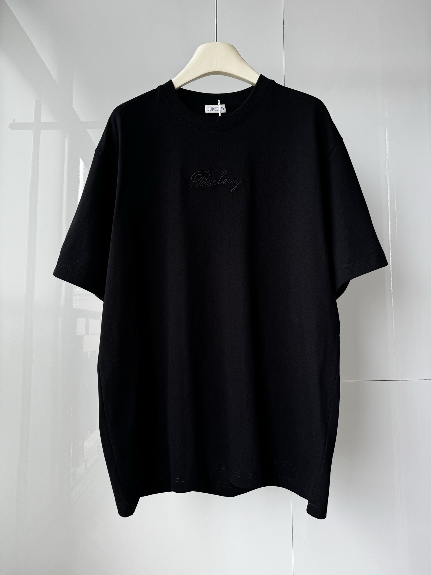 NO:723334,BBR Burberry's new pure cotton round neck short sleeves, LOGO plaid patch embroidery, loose fit, same style for men and women SMLXL, Burberry-clothing, burberry, T-shirt,19860909BBR 巴宝莉新款纯棉圆领短袖 LOGO格纹贴布刺绣 宽松版型 男女同款 SMLXL,博柏利-服装,burberry,T-shirt,,Women's clothing