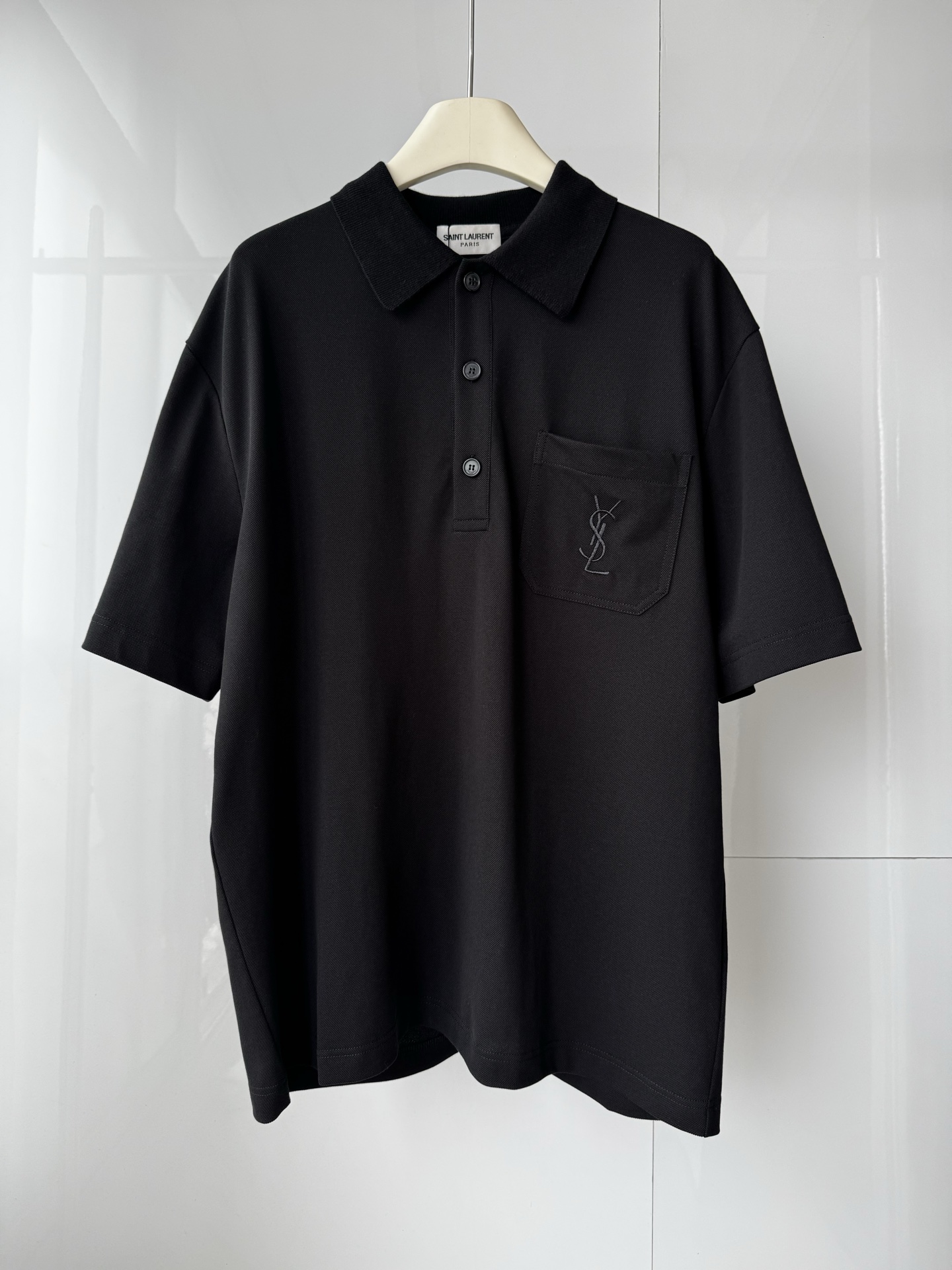 NO:784765,YSL new summer piqué cotton polo shirt, pocket logo embroidery, engraved buttons, comfortable and breathable fabric, fashionable and versatile, same style for men and women SMLXL, saint laurent-clothing, saint laurent, saint laurent,19860909YSL 夏装新款珠地棉polo衫 口袋logo识标刺绣 刻字扣子 舒适透气面料 时尚百搭 男女同款 SMLXL,圣罗兰-服装,saint laurent,saint laurent,,Women's clothing
