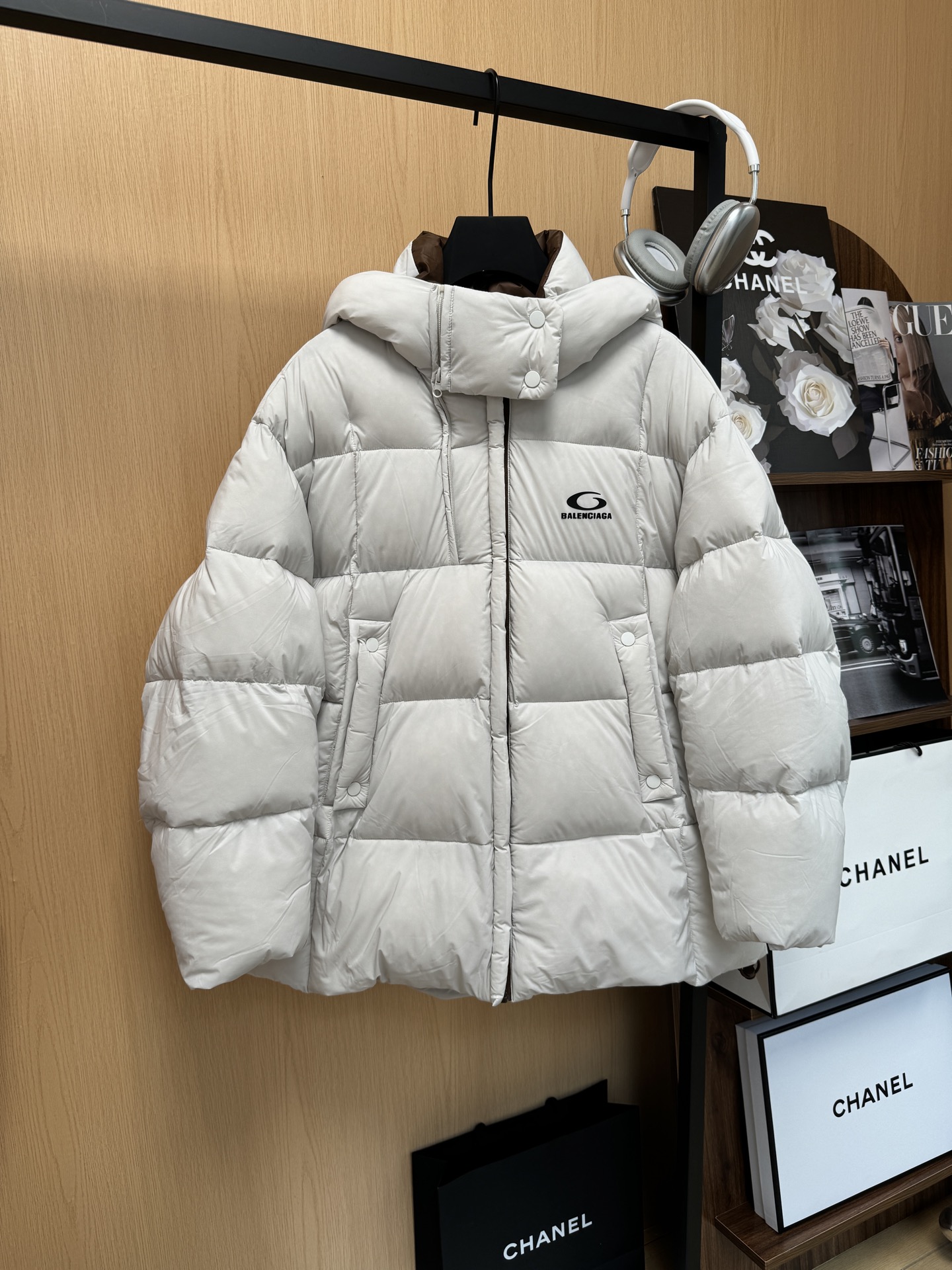 Balenciaga Padded Down Jacket Mid-Length Hooded Coat Winter, Size S-L 9 i1761554075200 1959 0 4