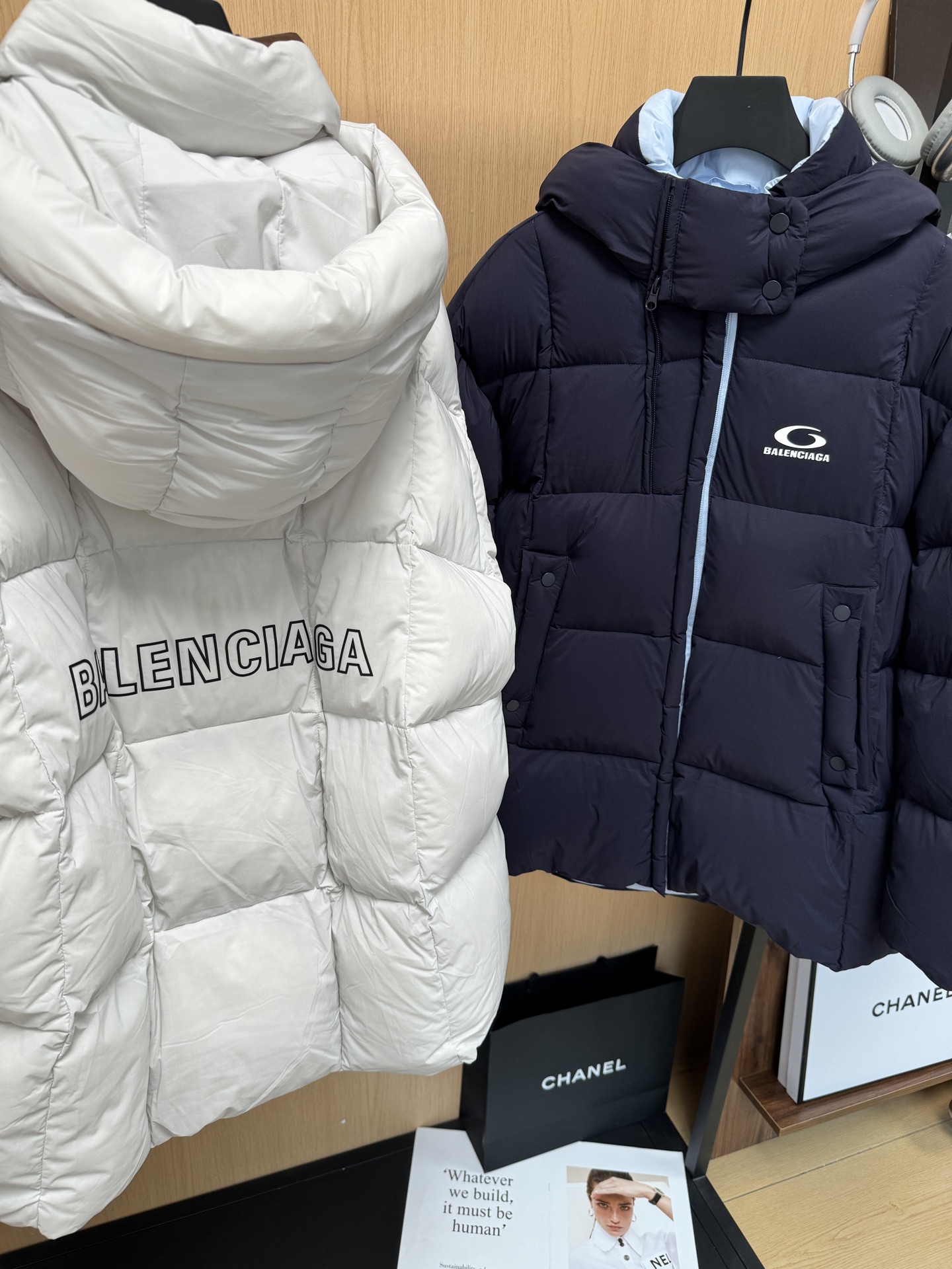 Balenciaga Padded Down Jacket Mid-Length Hooded Coat Winter, Size S-L 6 i1761554075200 3884 0 2