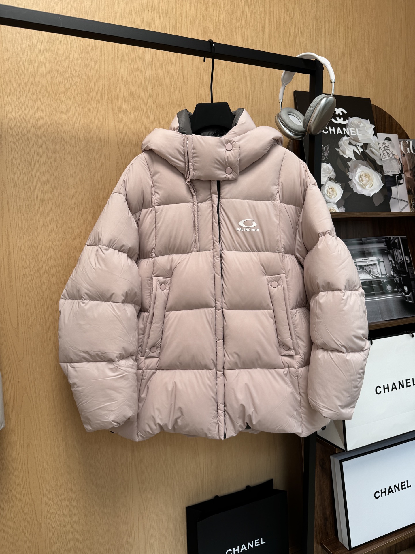 Balenciaga Padded Down Jacket Mid-Length Hooded Coat Winter, Size S-L 8 i1761554075200 6944 0 3