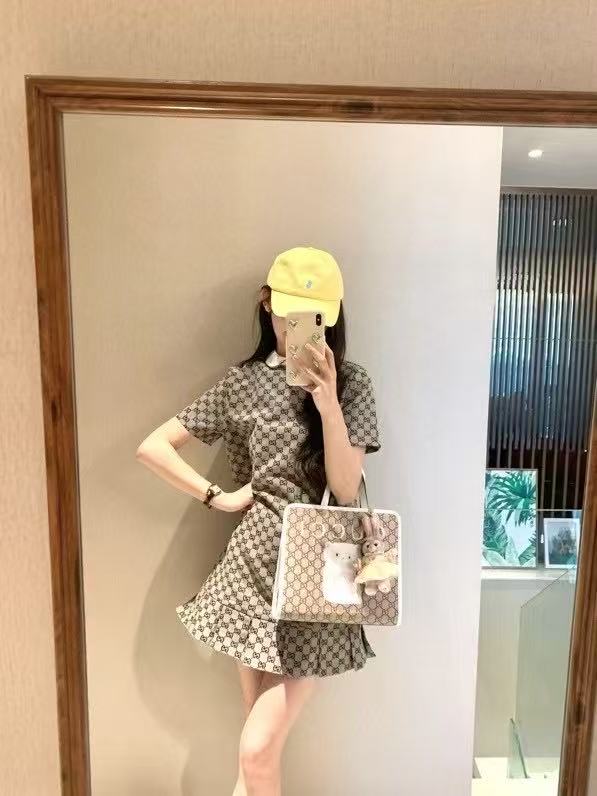 Elegant Jacquard Babydoll Dress with Ruffled Hem - Versatile Chic 8 i1746406670481 2364 0 7