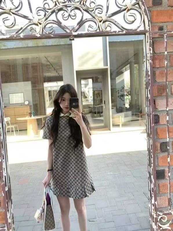 Elegant Jacquard Babydoll Dress with Ruffled Hem - Versatile Chic 2 i1746406671369 1710 0 1