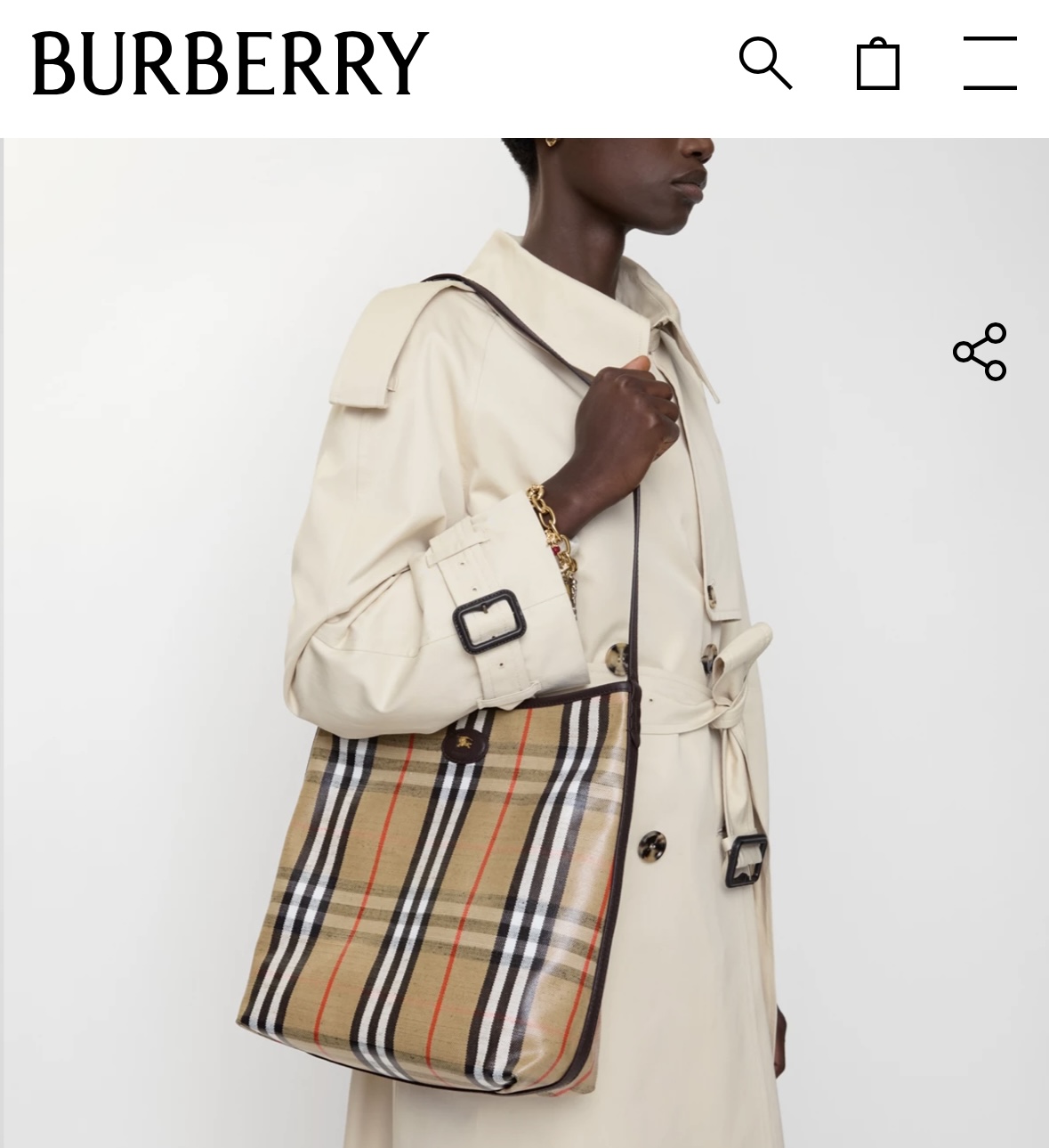 Burberry More than 10,000 yuan of body renderings are on sale on the official website