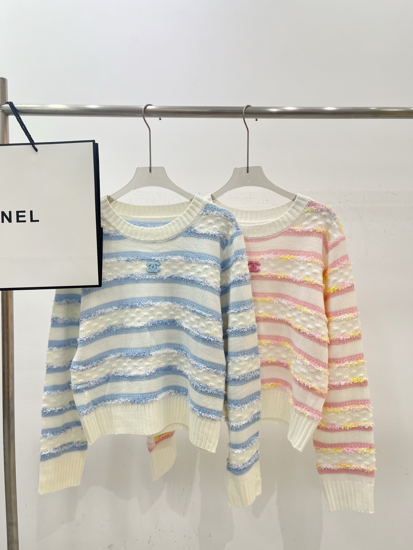 NO:461954,Real photo CH* butterfly yarn stripes color long sleeves, alexander wang19860909实拍图CH*蝴蝶纱条纹间色长袖,,alexander wang,Women's clothing