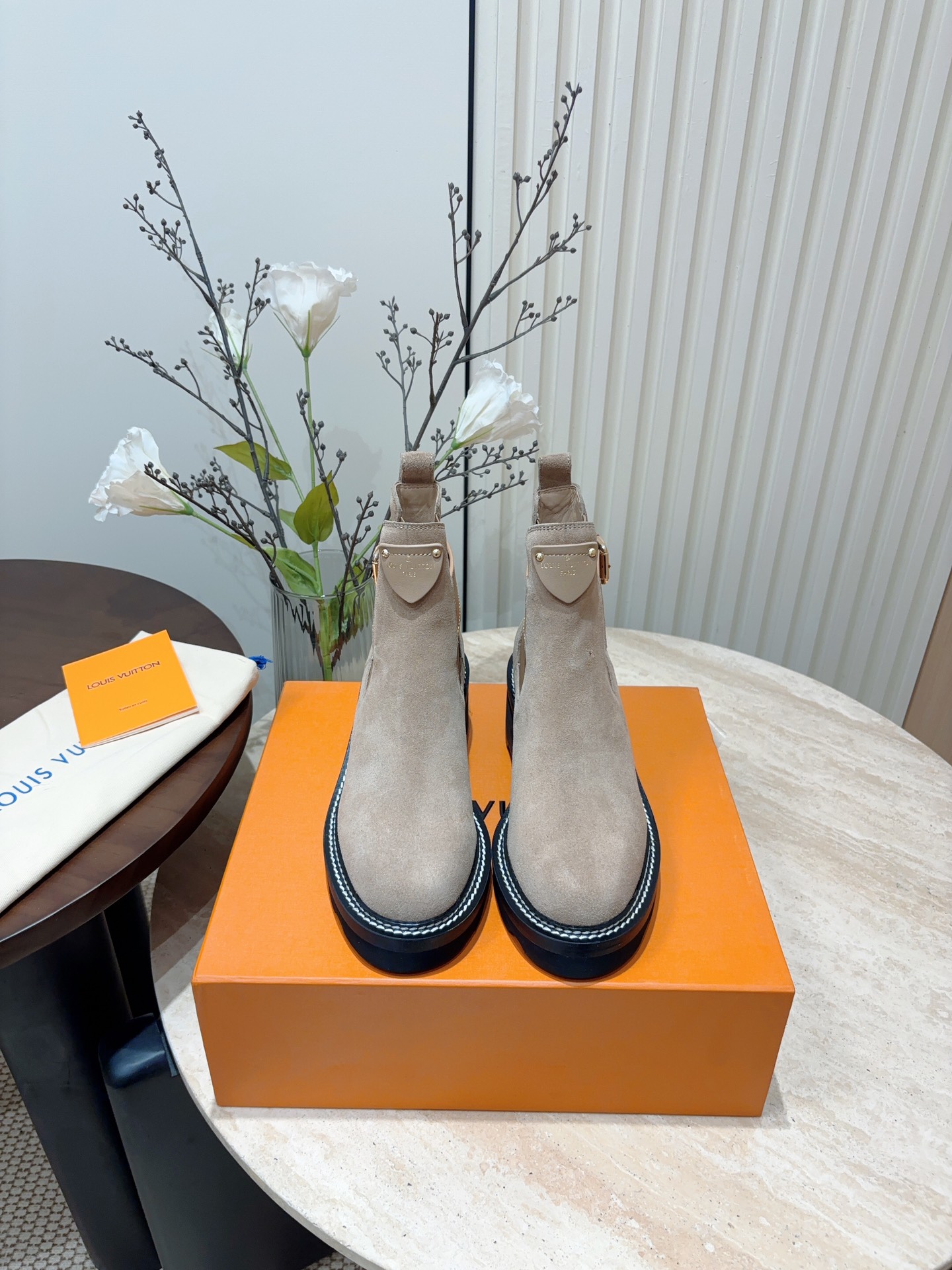 Autumn/Winter New Louis Vuitton LV BEAUBOURG ankle boots, elastic strap 2