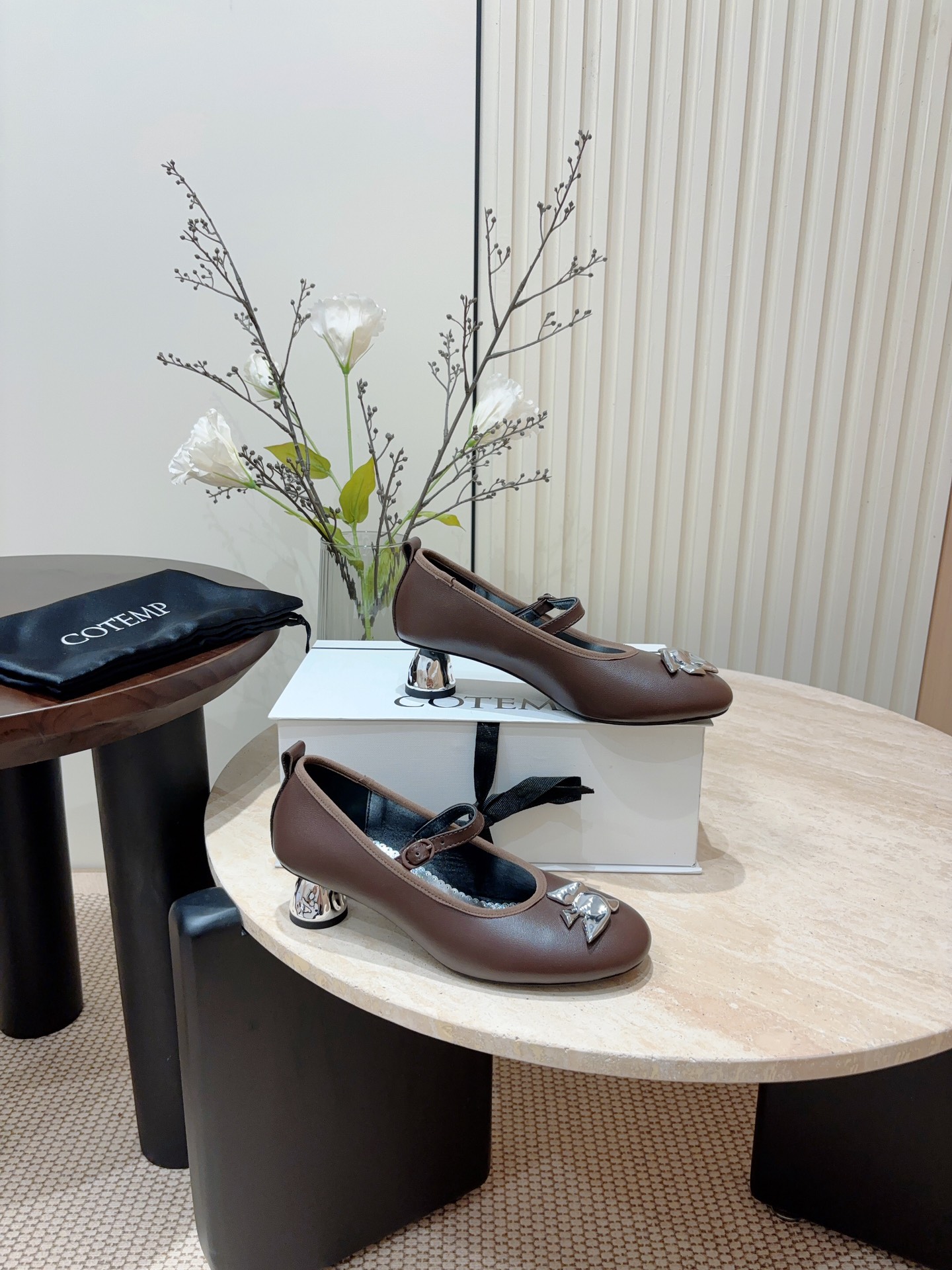 P7000- Ballet Style Flat Shoes with Grandmother’s Touch, Soft Retro Skin Sense - 图片 7