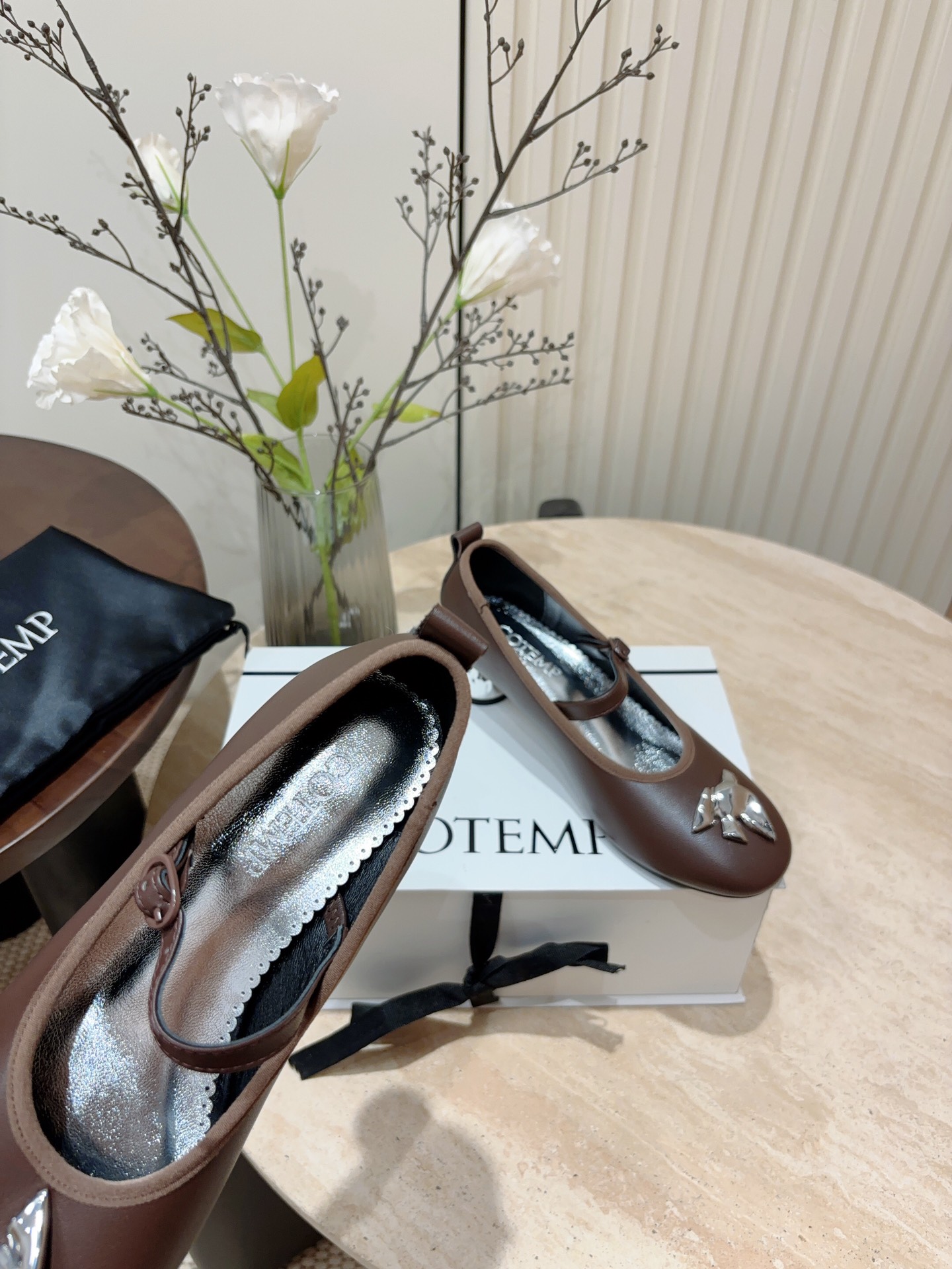 P7000- Ballet Style Flat Shoes with Grandmother’s Touch, Soft Retro Skin Sense - 图片 5