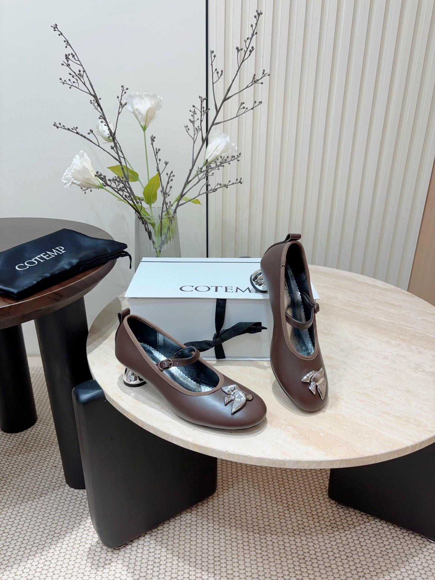 P7000- Ballet Style Flat Shoes with Grandmother’s Touch, Soft Retro Skin Sense - 图片 8