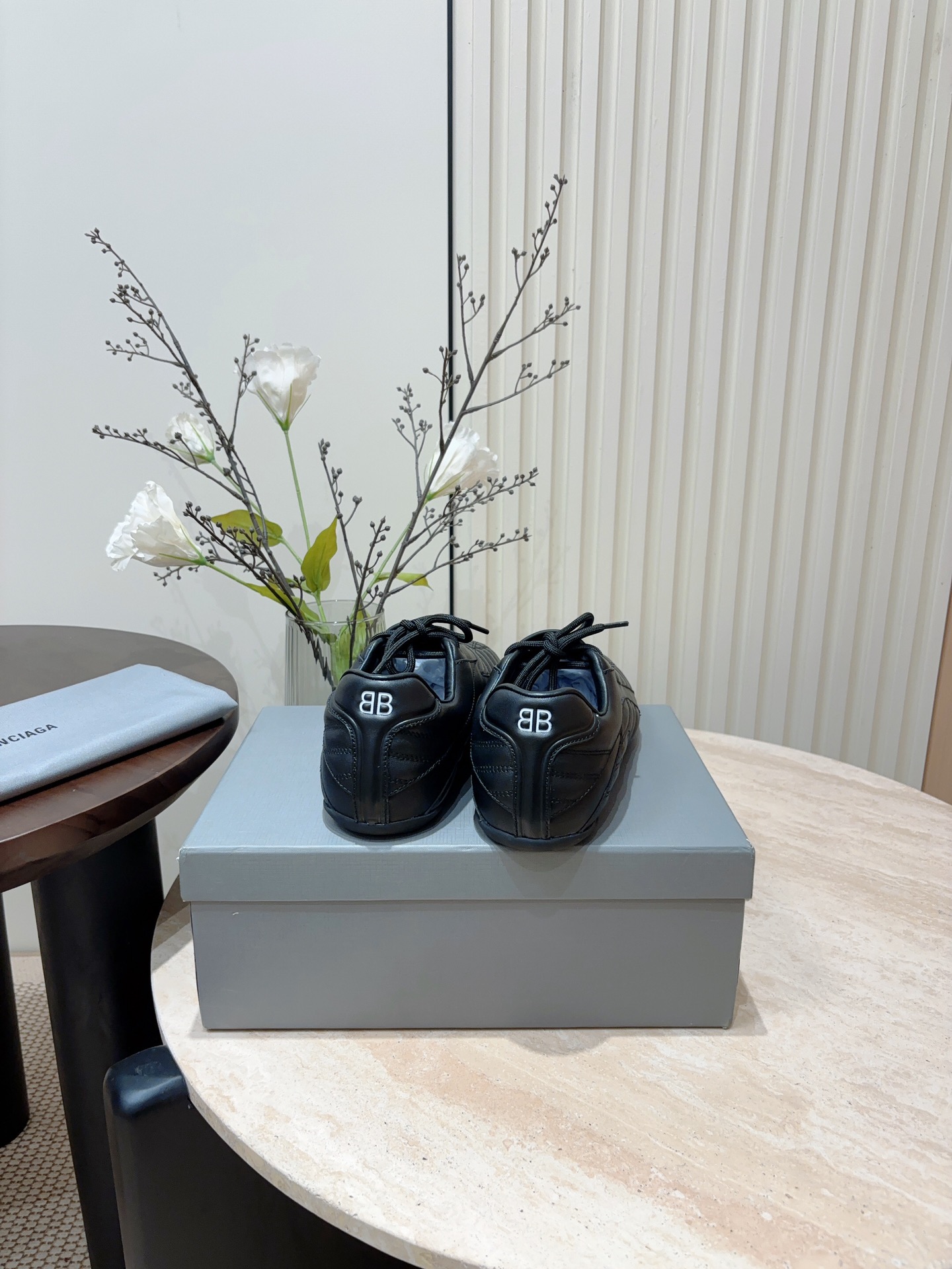 New Balenciaga Paris Family Baseball Shoes: Men’s Soft Calf Leather Sneakers - 图片 6