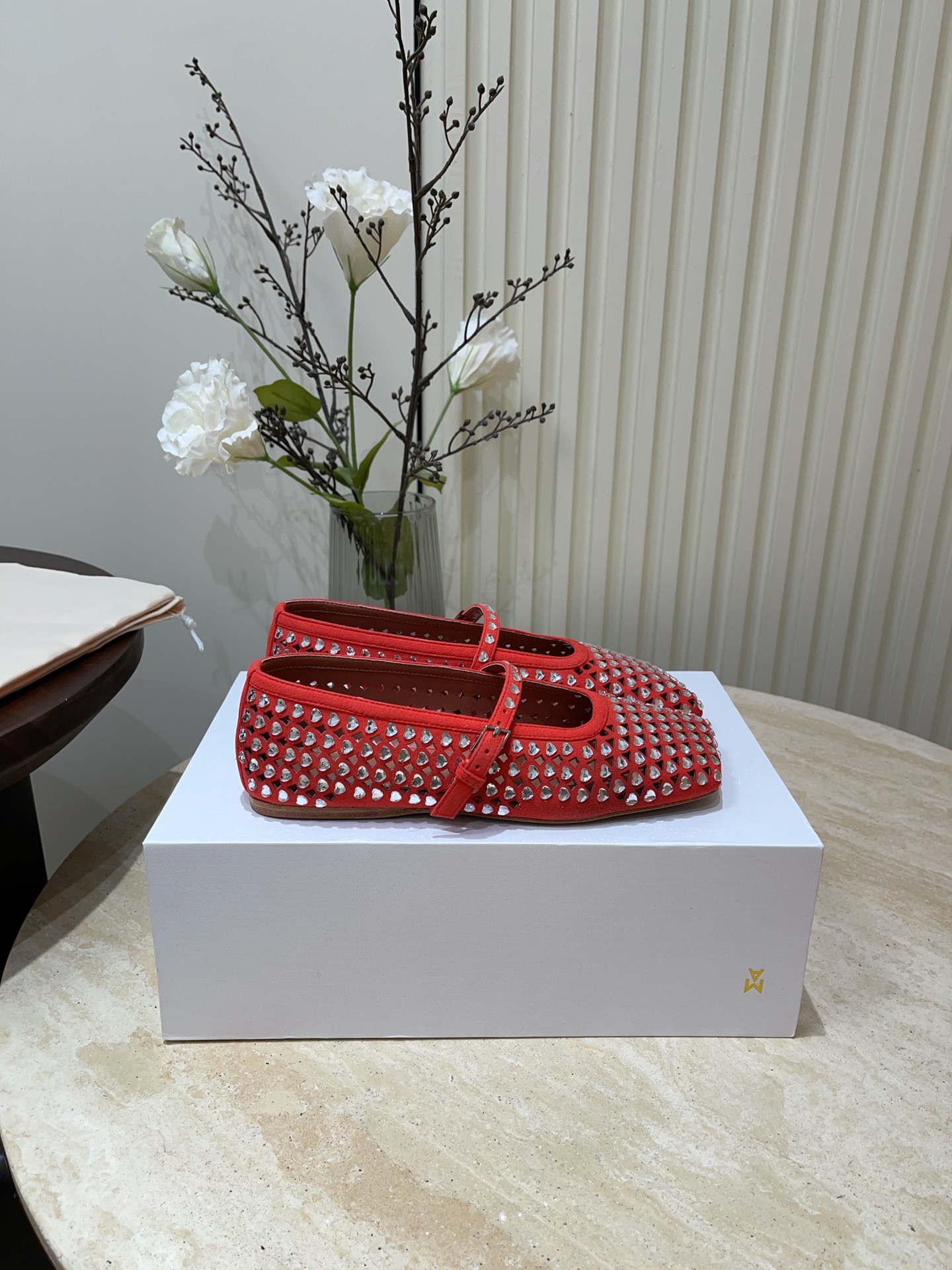 Amina Muaddi: Young Girls, Water Drills, Precious Style in Footwear Collection - 图片 6