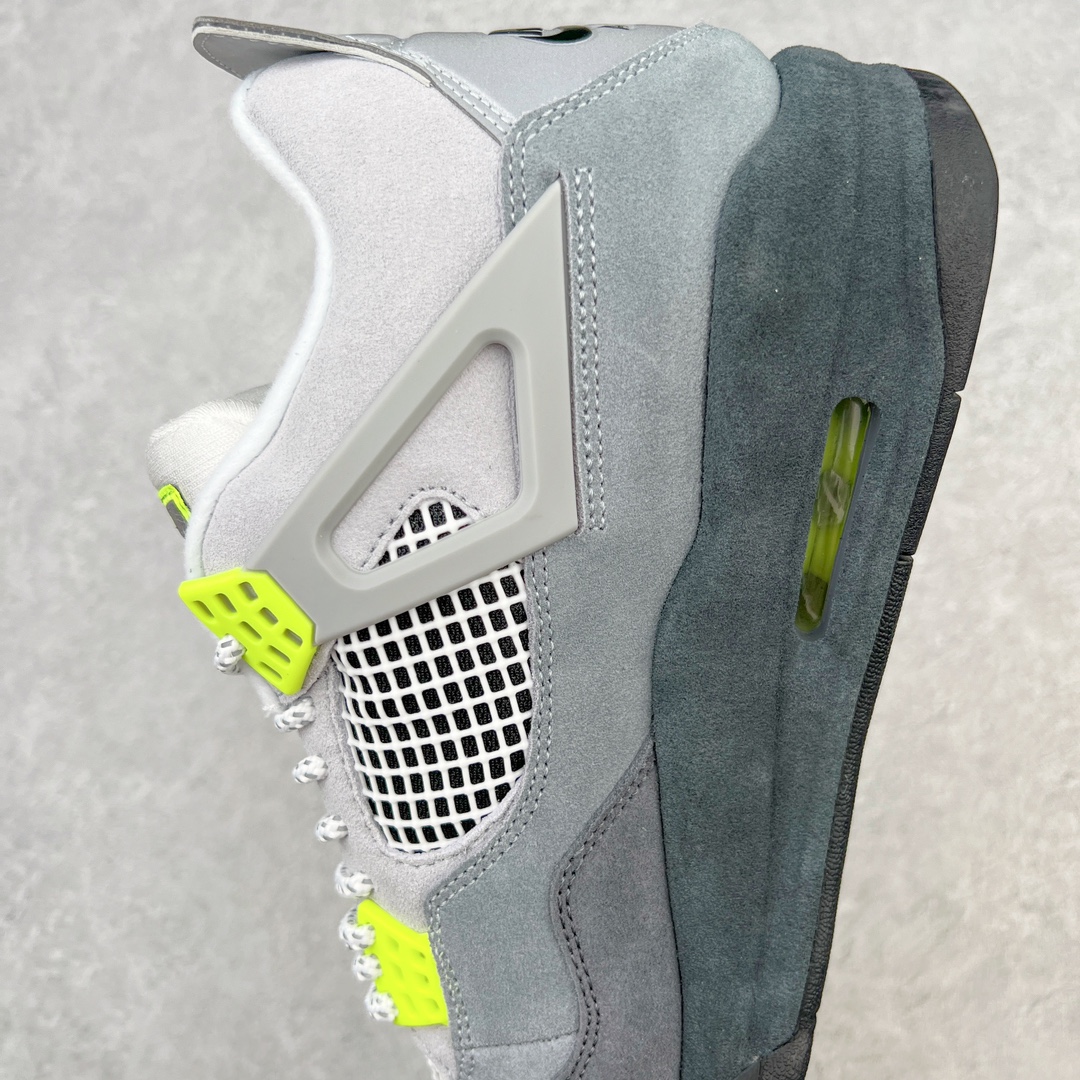 图片[7]-＃K版纯原 Air Jordan AJ4 Retro 灰绿 CT5342-007 全新升级改良 原鞋原楦原纸板同源开发 完美呈现乔4的版型 内侧正确双色网格 还原细节 原厂皮料 正确气垫颜色 正确网格工艺 正确拉帮工艺 全鞋原装材料制作 原档案原模具打造 支持全方位与正品对比 尺码：40 40.5 41 42 42.5 43 44 44.5 45 46 47.5-选品中心