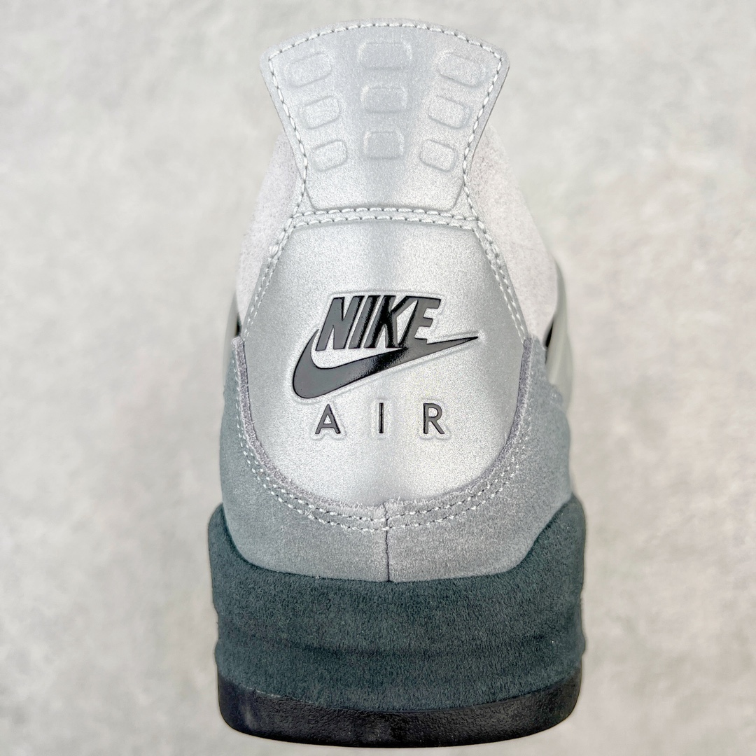 图片[8]-＃K版纯原 Air Jordan AJ4 Retro 灰绿 CT5342-007 全新升级改良 原鞋原楦原纸板同源开发 完美呈现乔4的版型 内侧正确双色网格 还原细节 原厂皮料 正确气垫颜色 正确网格工艺 正确拉帮工艺 全鞋原装材料制作 原档案原模具打造 支持全方位与正品对比 尺码：40 40.5 41 42 42.5 43 44 44.5 45 46 47.5-选品中心