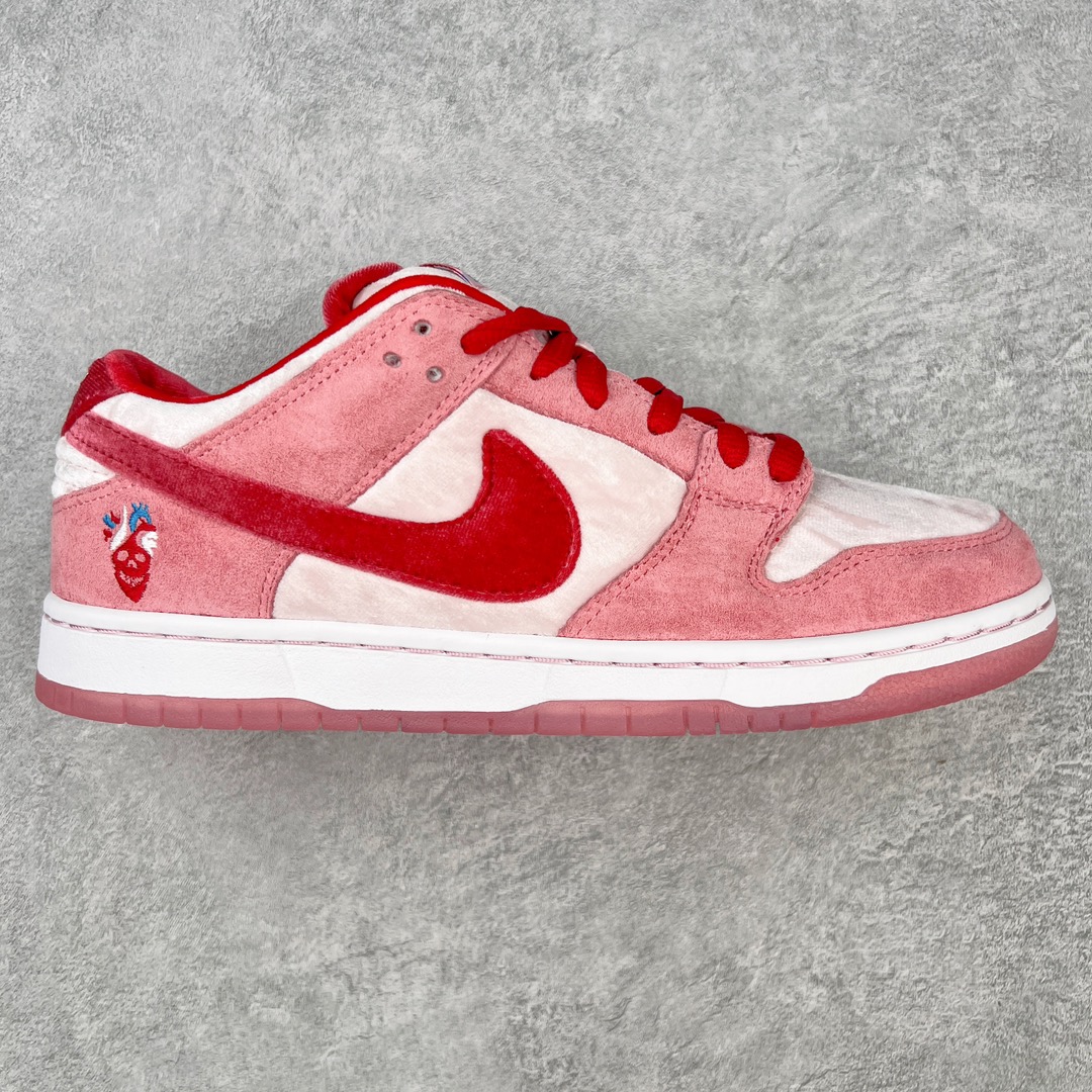 ＃ N版纯原 StrangeLove x NK SB Dunk Low 联名情人节限定白粉 CT2552