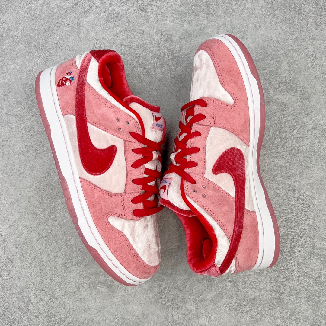 ＃ N版纯原 StrangeLove x NK SB Dunk Low 联名情人节限定白粉 CT2552