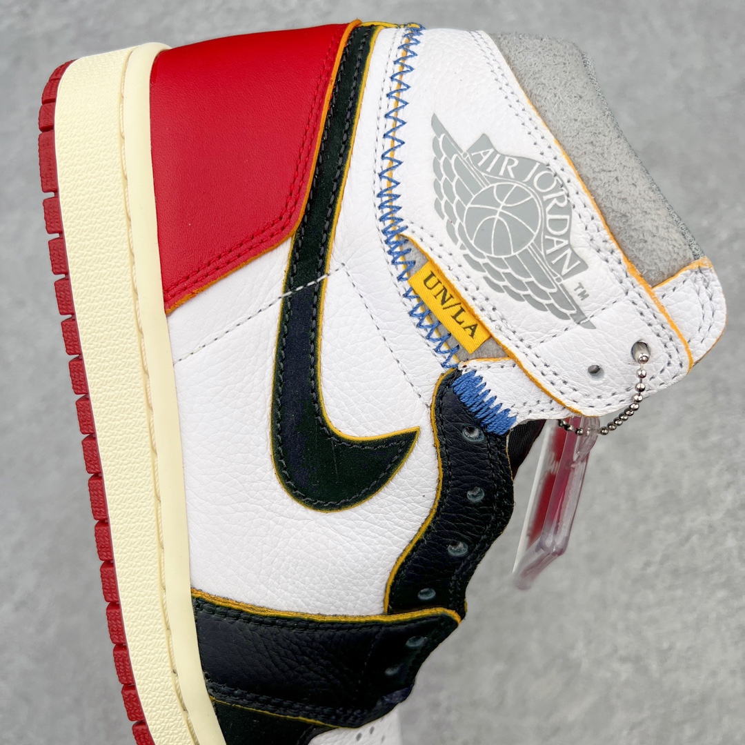 图片[6]-零售💰520 ＃PK4.0 Union x Air Jordan AJ1 Retro High NRG 联名四色拼接黑白红 BV1300-106 原盒原配 原厂拉帮工艺 针距密度一致 全新升级网板中底 原楦原纸板开发 后跟弧度收口自然不对折 极致一眼正品既视感 原厂皮料 进口玻璃冲刀皮料裁剪零毛边 承诺百分百一致原鞋 全鞋电脑针车工艺 鞋面清洁度最高QC检验标准 控制溢胶 飞翼3D高频深度立体 鞋盒、防尘纸  均采购来自原厂 SIZE：36 36.5 37.5 38 38.5 39 40 40.5 41 42 42.5 43 44 44.5 45 46 47.5 编码：by5936020-运动鞋